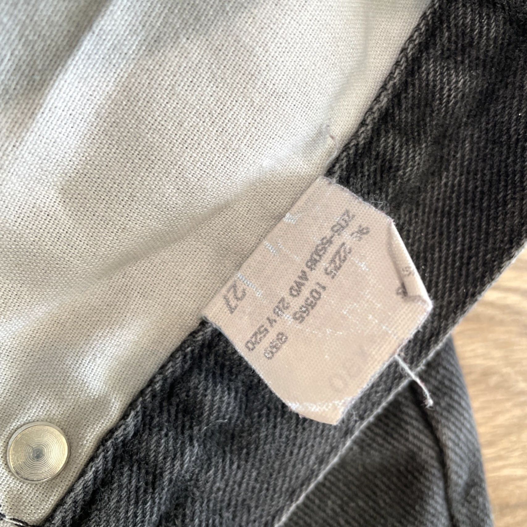 Lee VINTAGE Lee Jeans Men's Regular Size 34 x 30 Black Denim Straight Faded 90s Mens Size US 34 / EU 50 - 3 Thumbnail