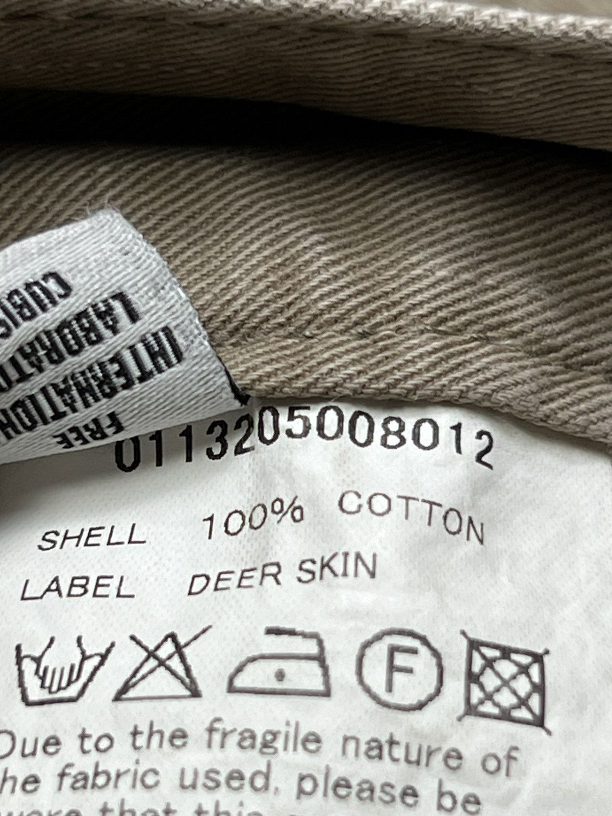 Japanese Brand × Visvim Visvim - Deer Skin Beige Mens Chino - Pants Size US 32 / EU 48 - 12 Thumbnail