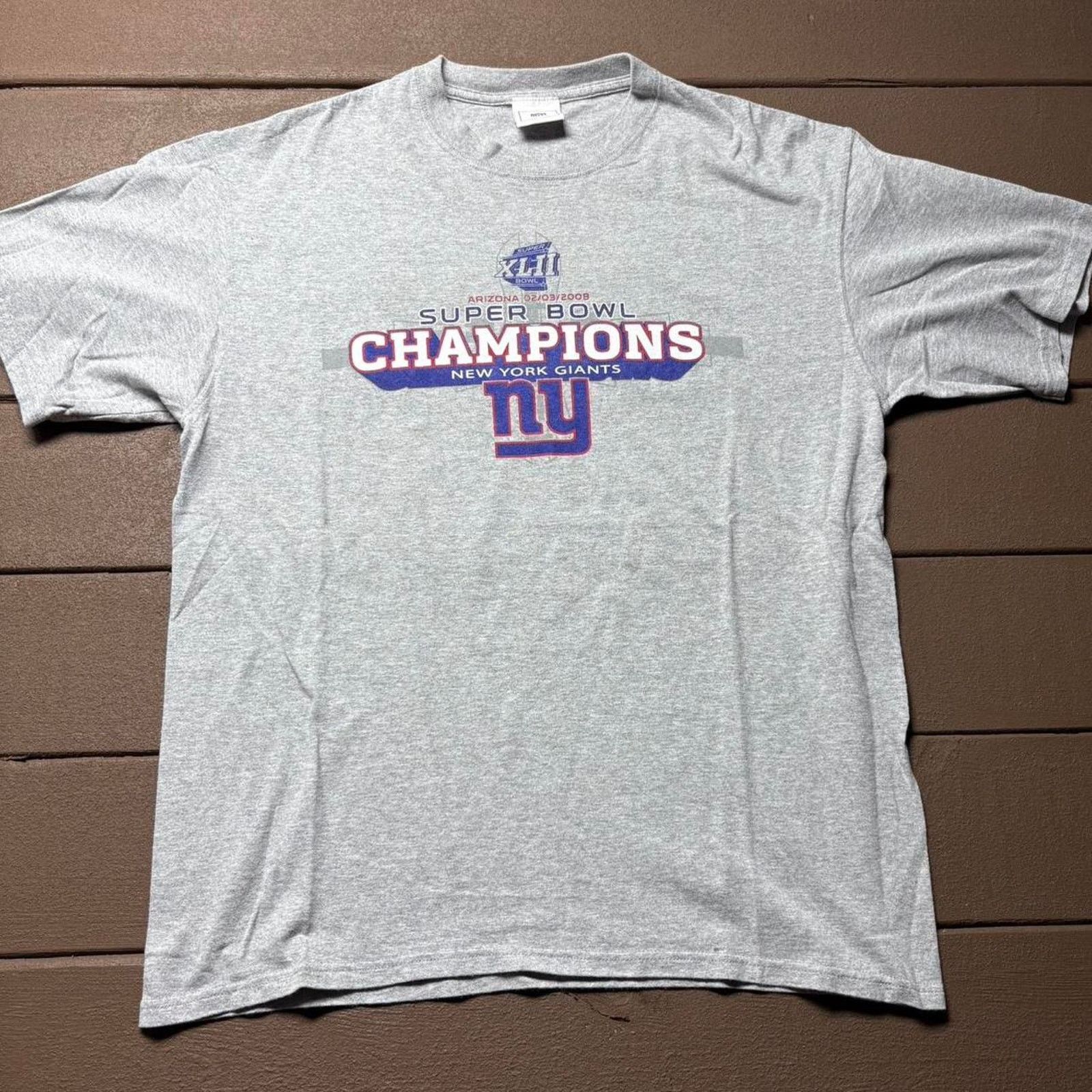 NFL Super Bowl XLII New York Giants Superbowl Champions shirt Size US L / EU 52-54 / 3 - 1 Thumbnail
