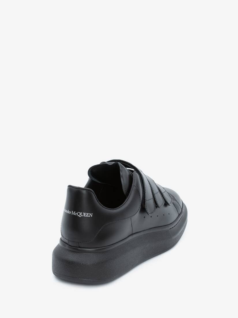 Alexander McQueen o1w1db10725 Oversized Triple Strap Sneaker in Black Size US 12 / EU 45 - 2 Thumbnail
