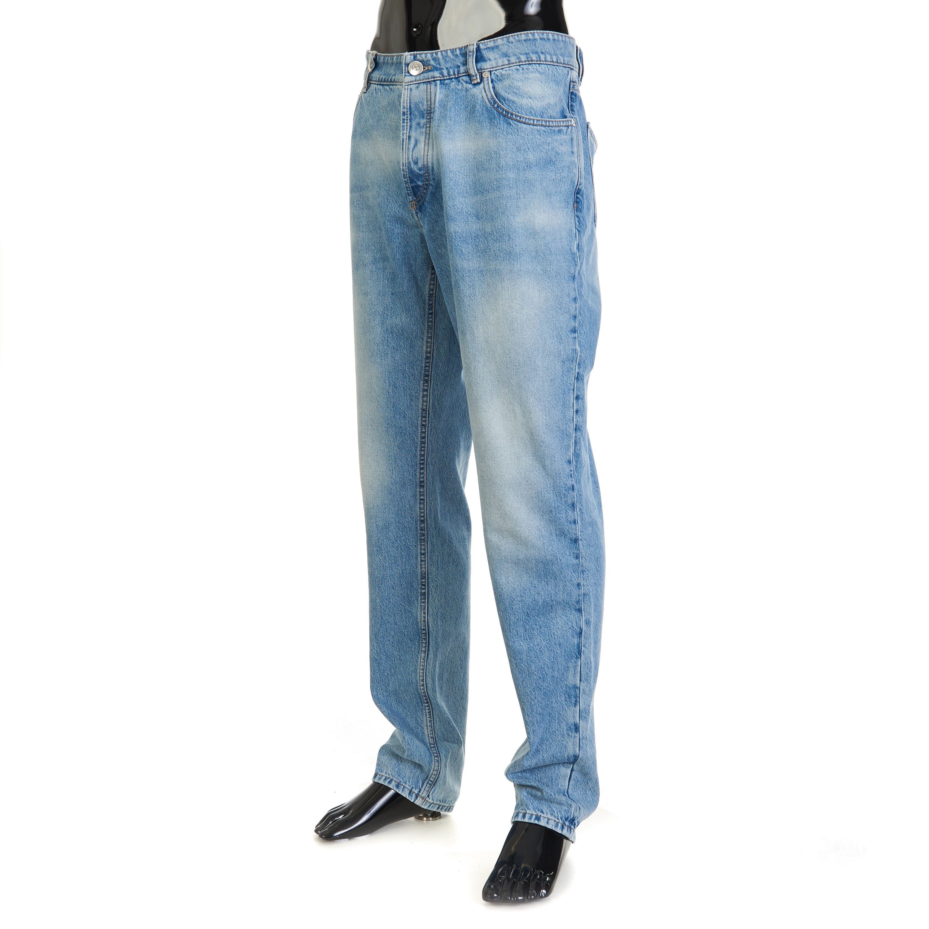 Brunello Cucinelli Blue Five-Pocket Trousers - Traditional Fit Cotton Denim Size US 36 / EU 52 - 2 Thumbnail