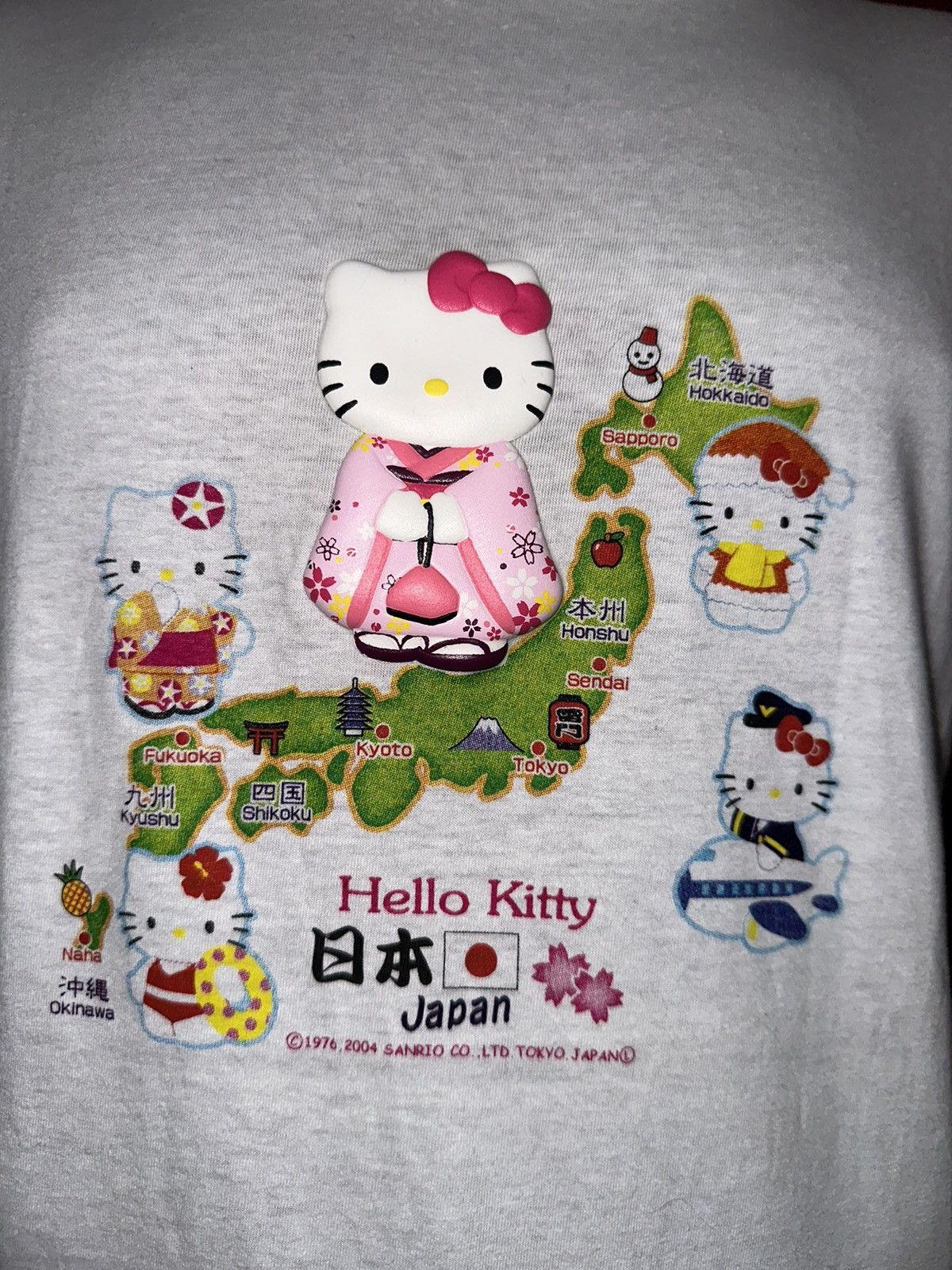 Anime × Vintage Vintage Hello Kitty Japan Tshirt Y2K Sanrio Anime Grail Size US L / EU 52-54 / 3 - 2 Thumbnail