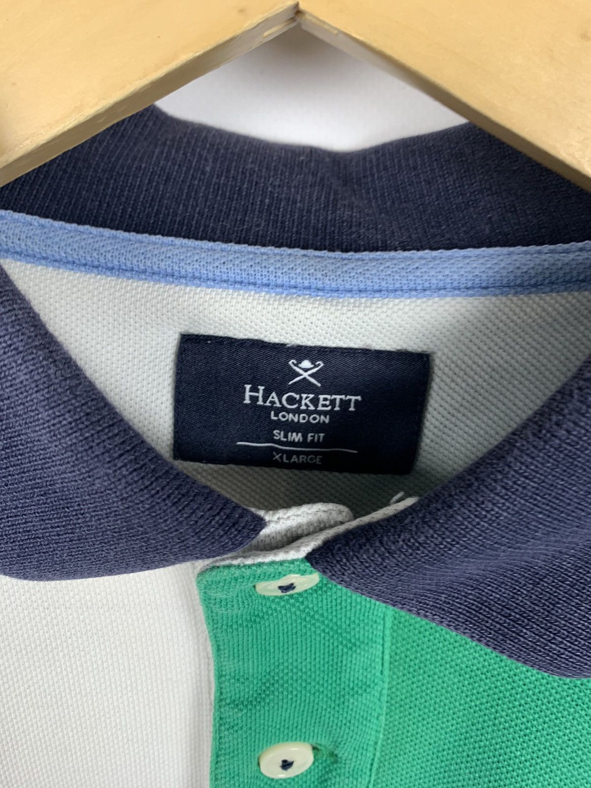 Hackett Vintage Y2K Hackett Polo Shirt Striped Chief Kiff Style 90’s Size US XL / EU 56 / 4 - 6 Thumbnail