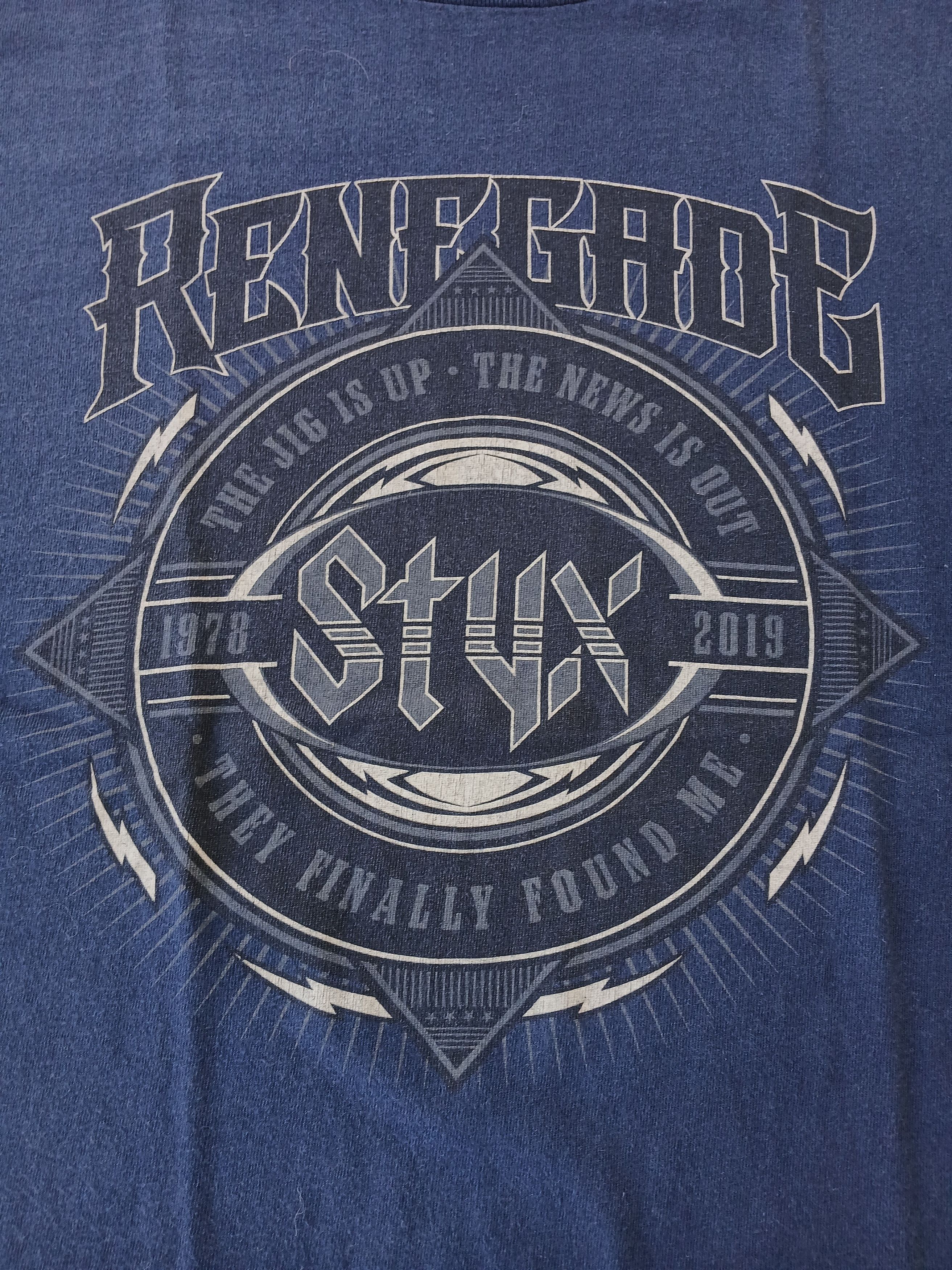 Band Tees Styx Band Renegade World Tour Tee Shirt Size US XL / EU 56 / 4 - 4 Thumbnail