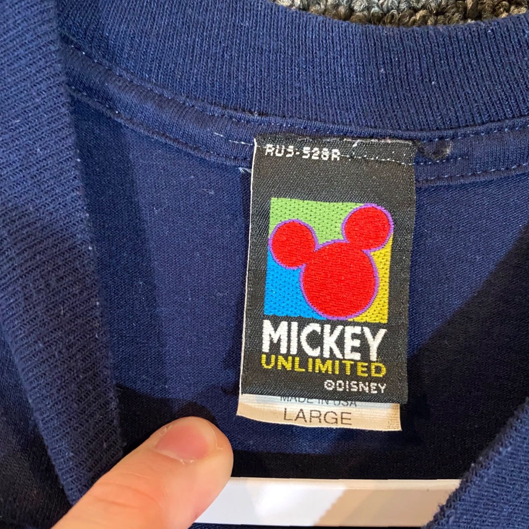 Mickey Unlimited VINTAGE Mickey Unlimited Shirt Mens L Navy Blue Tee Short Sleeve Mouse Large T-Shirt Logo Graphic Print Canvas? Size US L / EU 52-54 / 3 - 6 Thumbnail