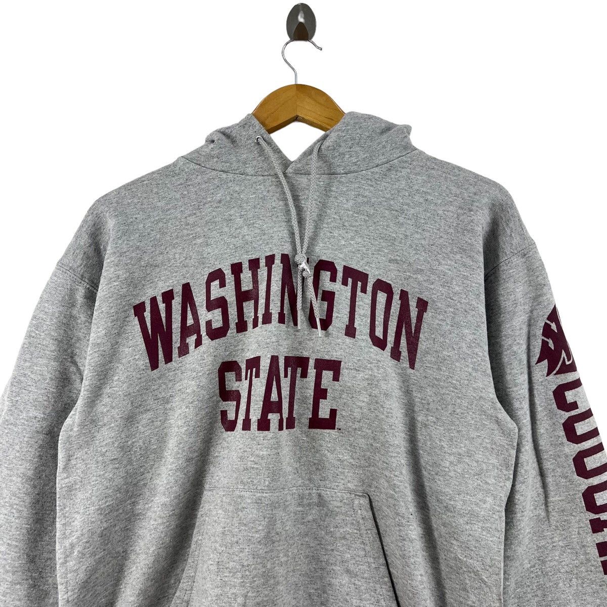 Champion Vintage CHAMPION USA Washington State Pullover Hoodie Size US M / EU 48-50 / 2 - 2 Thumbnail