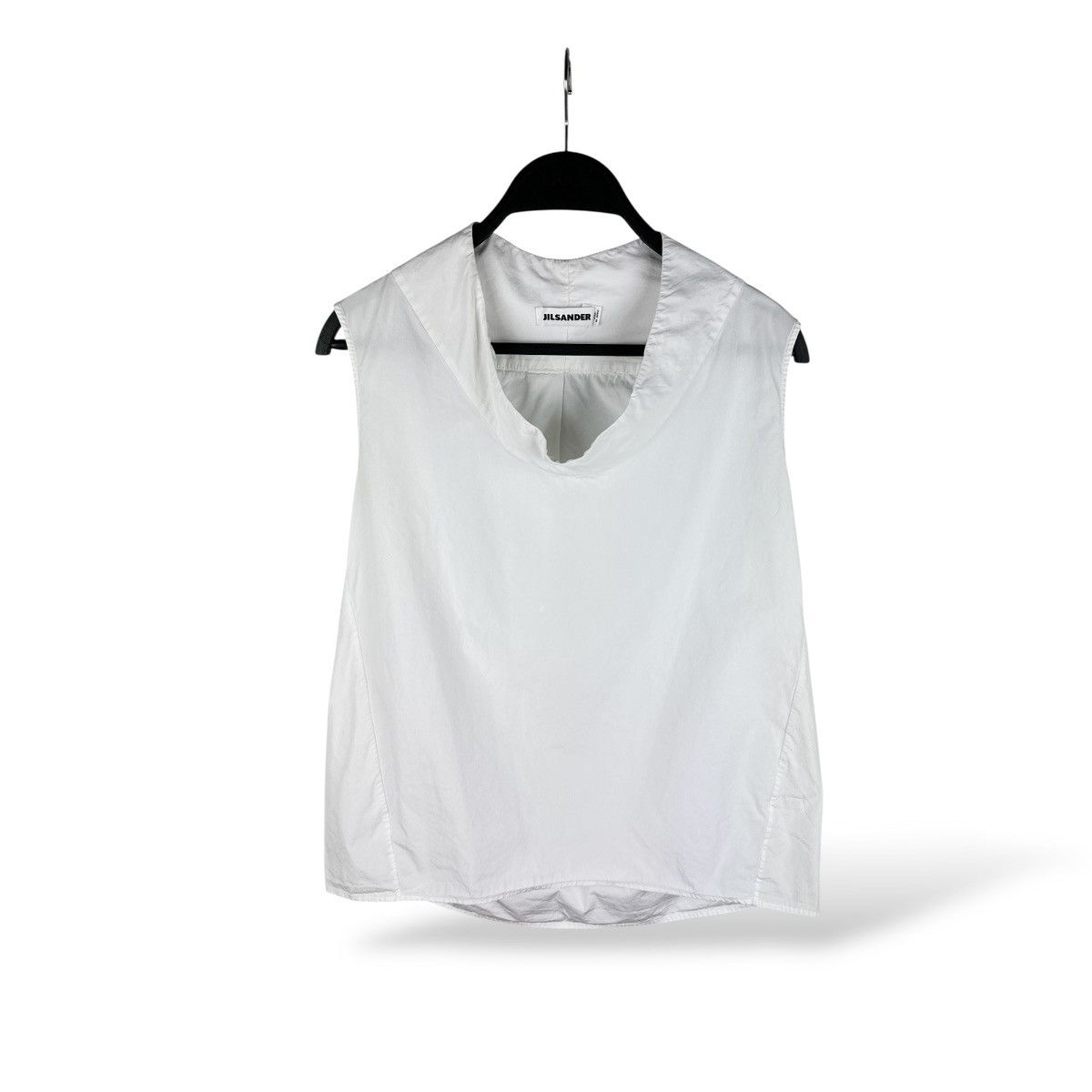 Jil Sander Jil Sander White Tank Top Sleeveles Top Classic Blank Womens Size S / US 4 / IT 40 - 1 Thumbnail
