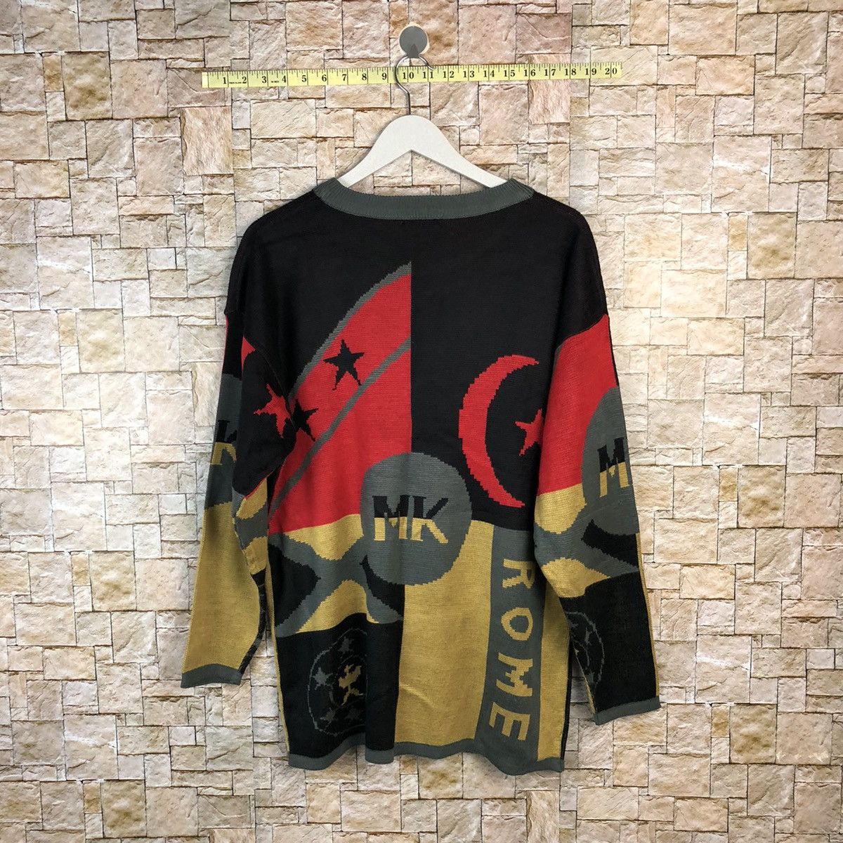 Homespun Knitwear × Japanese Brand Ladies Fashion vintage art design Red Knitwear #A1105 Size L / US 10 / IT 46 - 13 Thumbnail