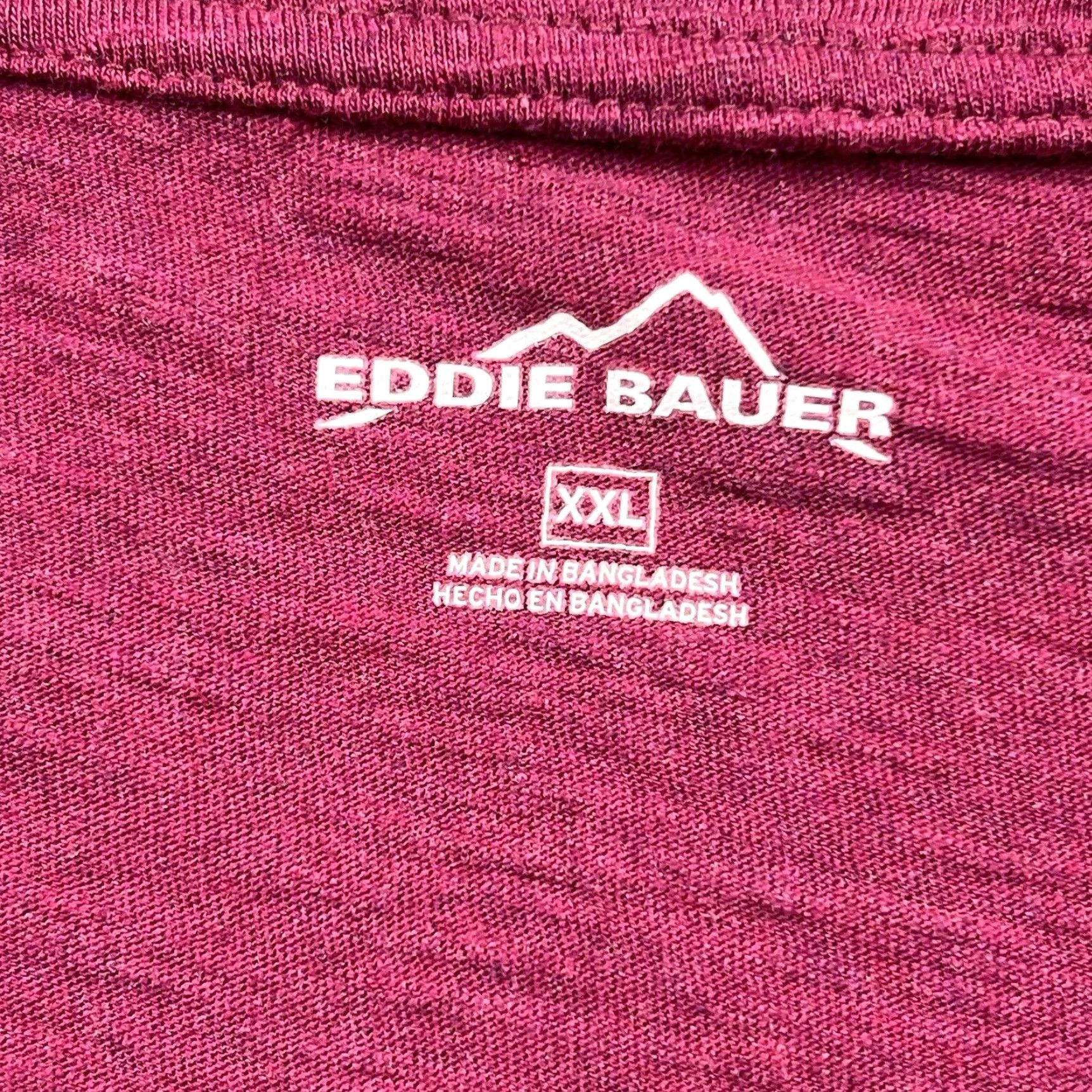 Eddie Bauer Eddie Bauer Women's 2XL Purple V-Neck Cotton Casual Pullover Tee Size XXL / US 16-18 / IT 52-54 - 2 Thumbnail
