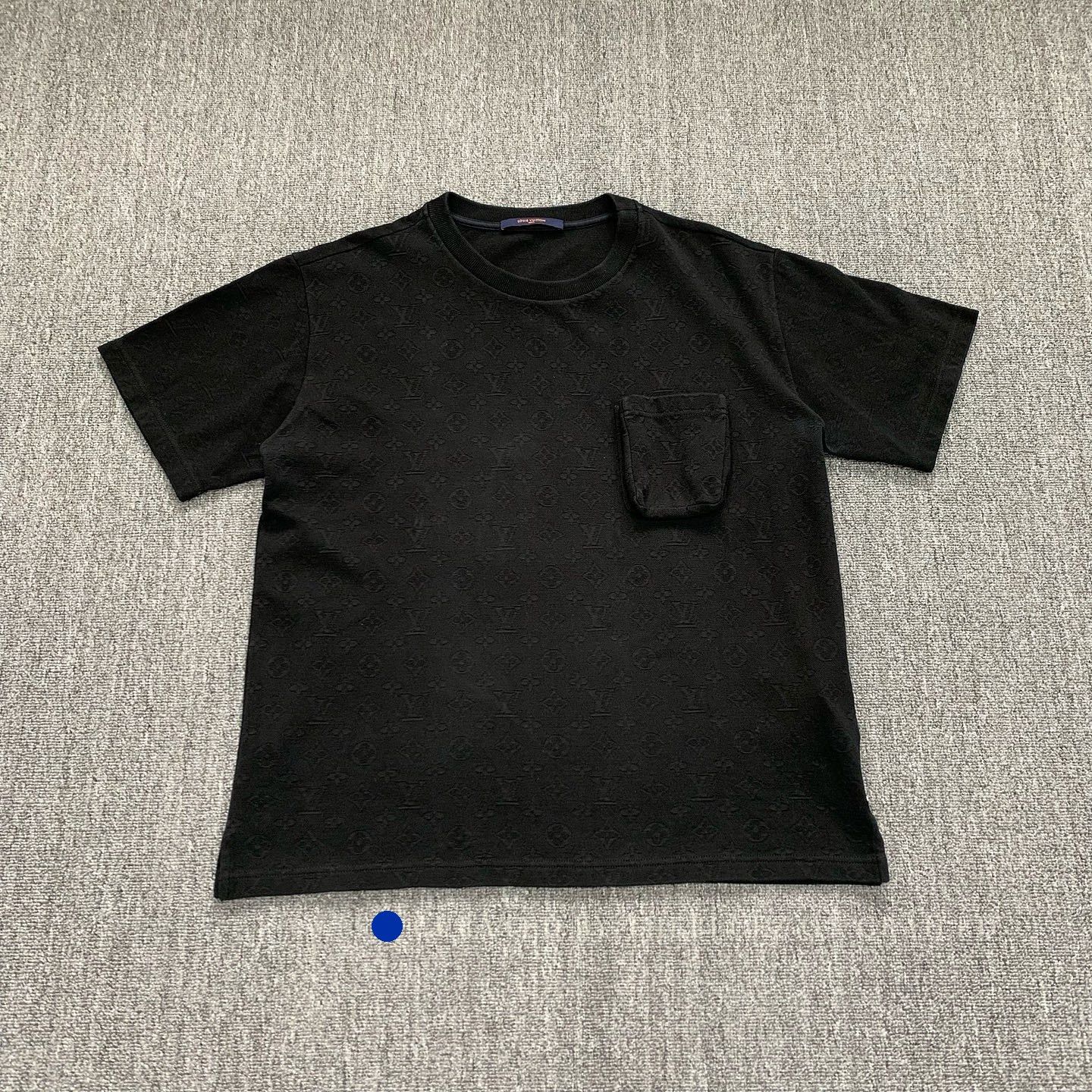 Louis Vuitton Black Patterned Short-Sleeve Shirt with Pocket Size US XL / EU 56 / 4 - 1 Thumbnail