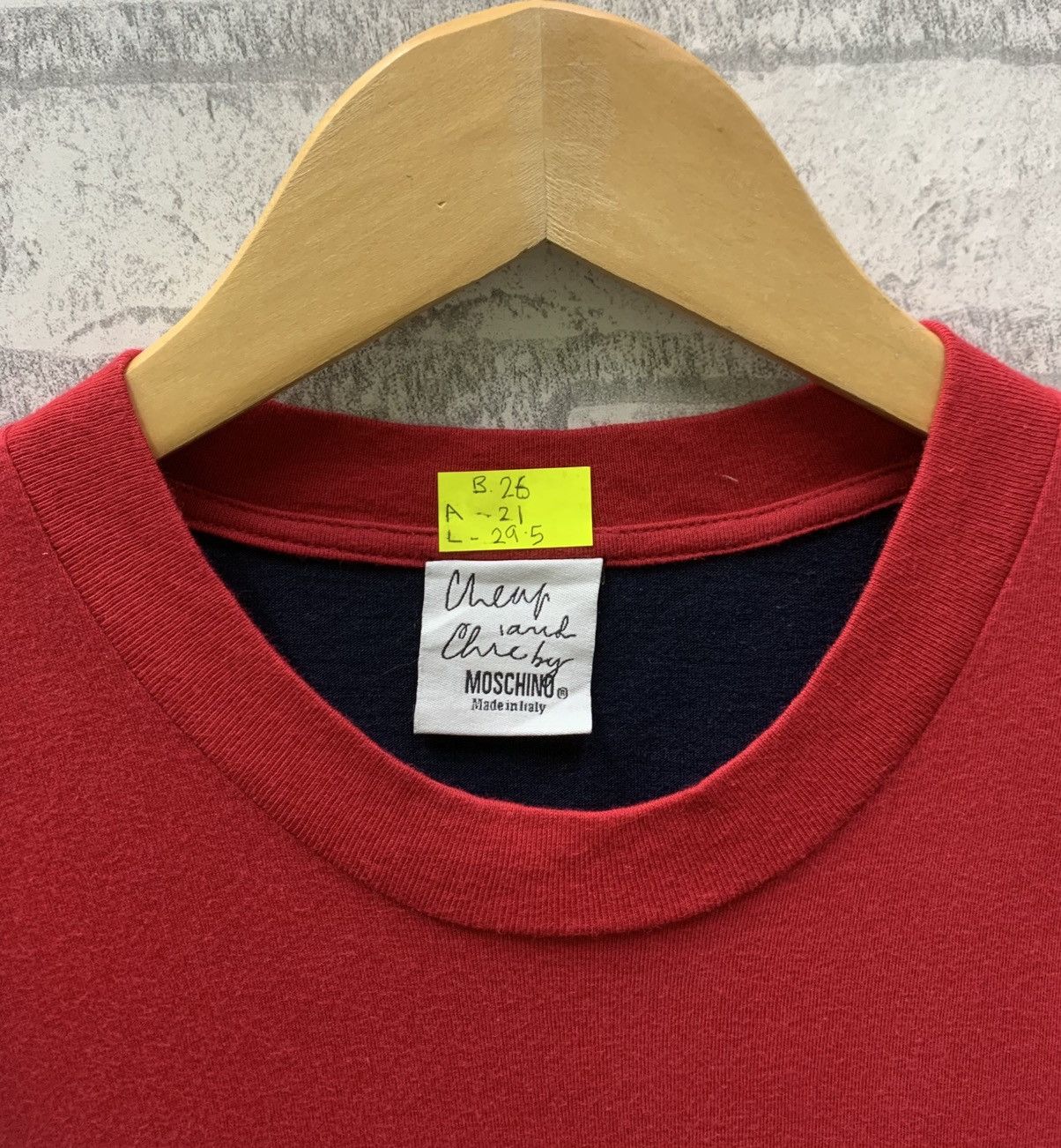 Designer × Moschino Moschino Fashion Designer T-shirts Nice Design Size US L / EU 52-54 / 3 - 6 Thumbnail