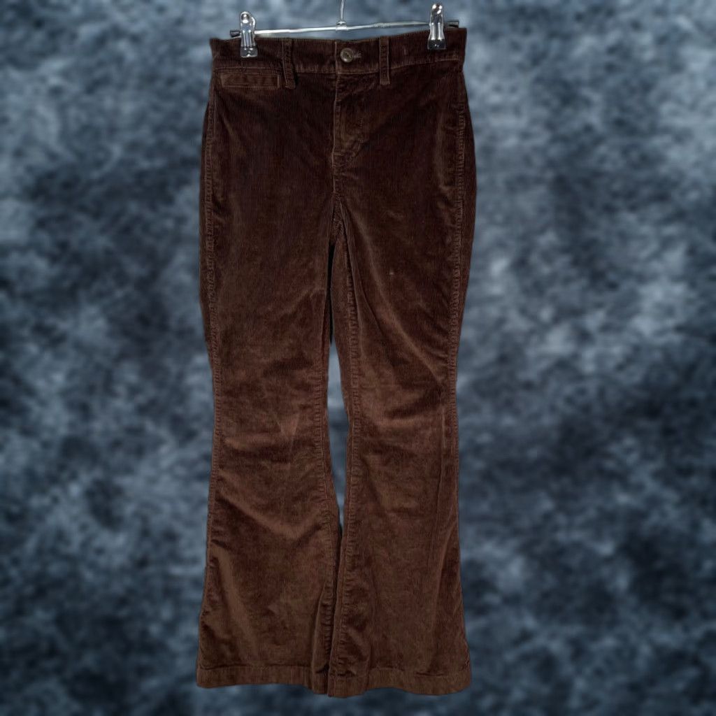 Madewell Madewell Pants Corduroy Flared 24 Petite Brown The Perfect Vintage Flare Jeans Corduroy Pants Womens 24P Boyfriend? Size 42" / US 20 - 1 Thumbnail