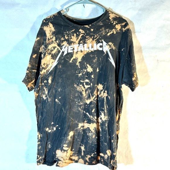 Custom Metallica Tee Shirt Size Extra Large Rock Rocker Metal Acid ...