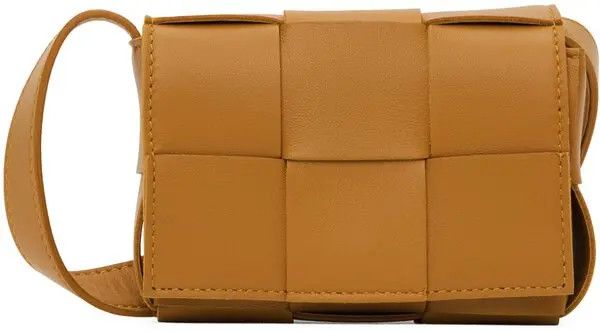 Bottega Veneta o1loc1c0824 Size: OS / Leather Cross-Body Mini Bag in Brown Size ONE SIZE - 1 Thumbnail