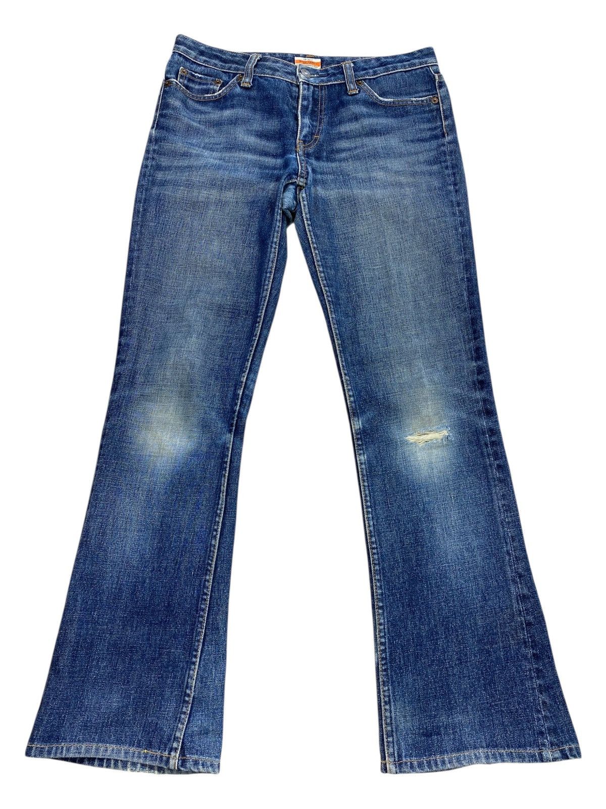 Japanese Brand Japanese Brand Sweet Camel Faded Style Ripped Jeans Size 31" - 1 Thumbnail