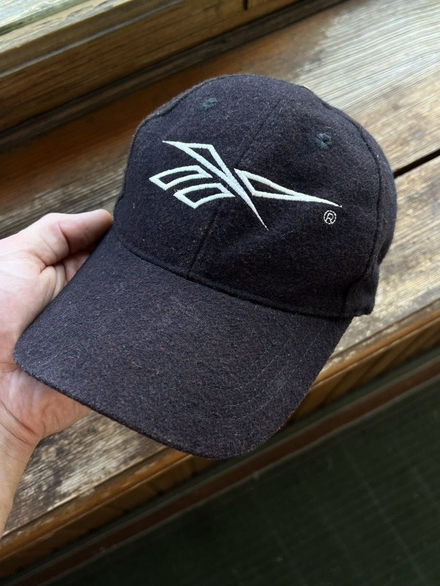 Reebok × Vintage Vintage Y2K Reebok Big Embroidered Logo Wool Cap Hat Size ONE SIZE - 1 Thumbnail