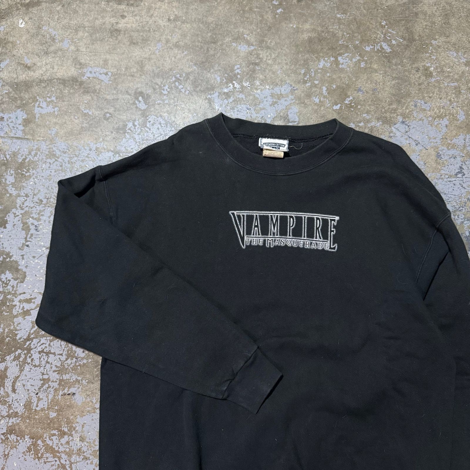 Vintage Vintage Vampire Masquerade Video Game Promo Crewneck Size US L / EU 52-54 / 3 - 1 Thumbnail