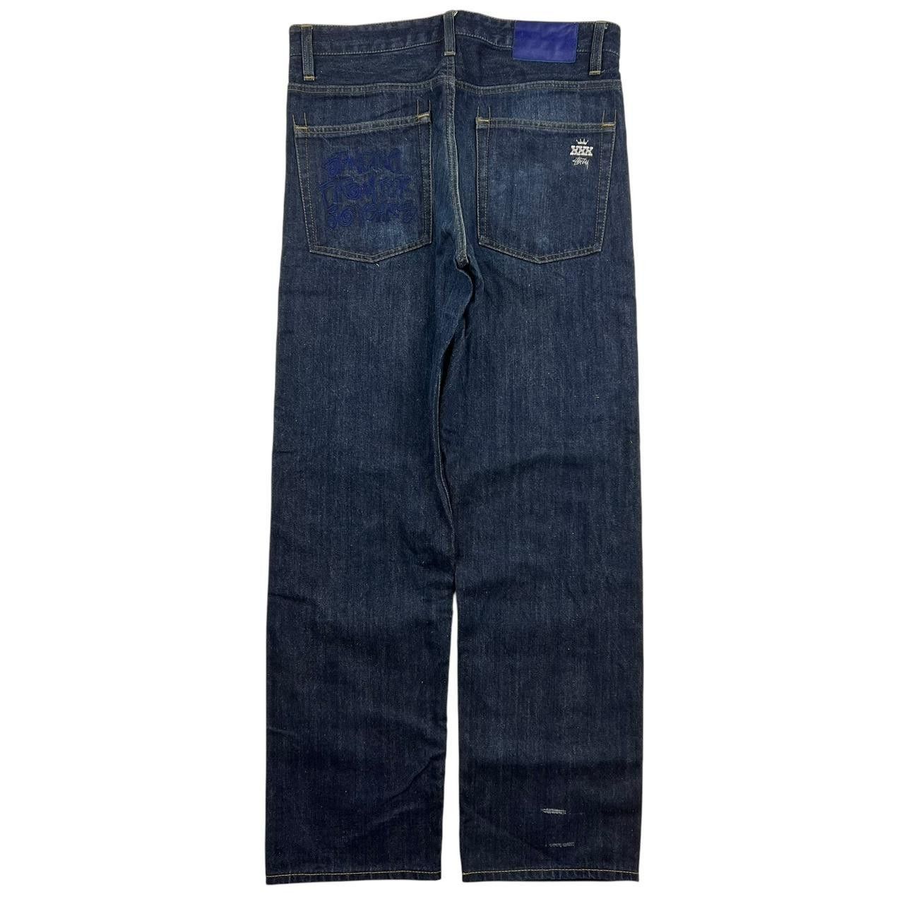 Stussy Vintage Stussy XXX 30th Anniversary Jeans - Waist: 32” Size US 32 / EU 48 - 1 Thumbnail