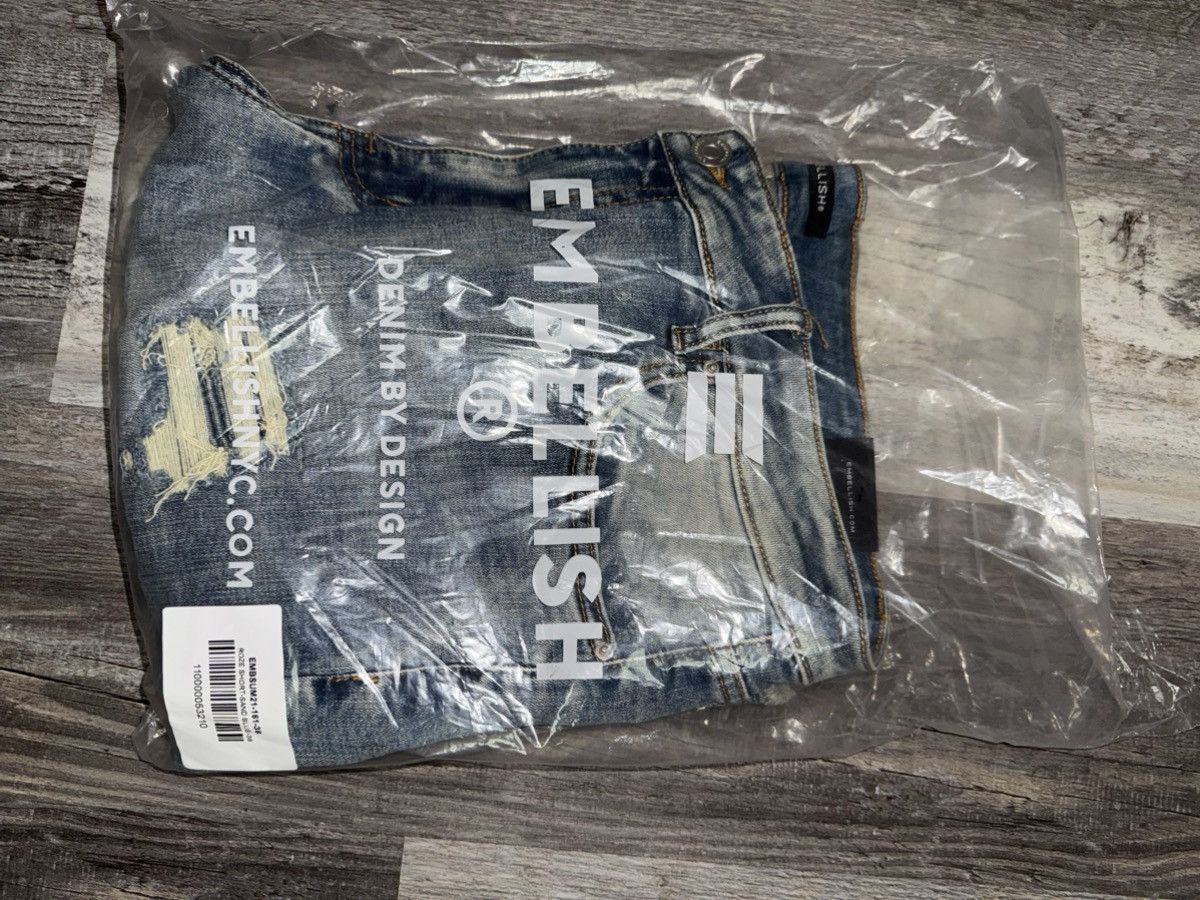 Embellish Embellish Distressed Jean Short - Size 38 Size US 38 / EU 54 - 4 Thumbnail