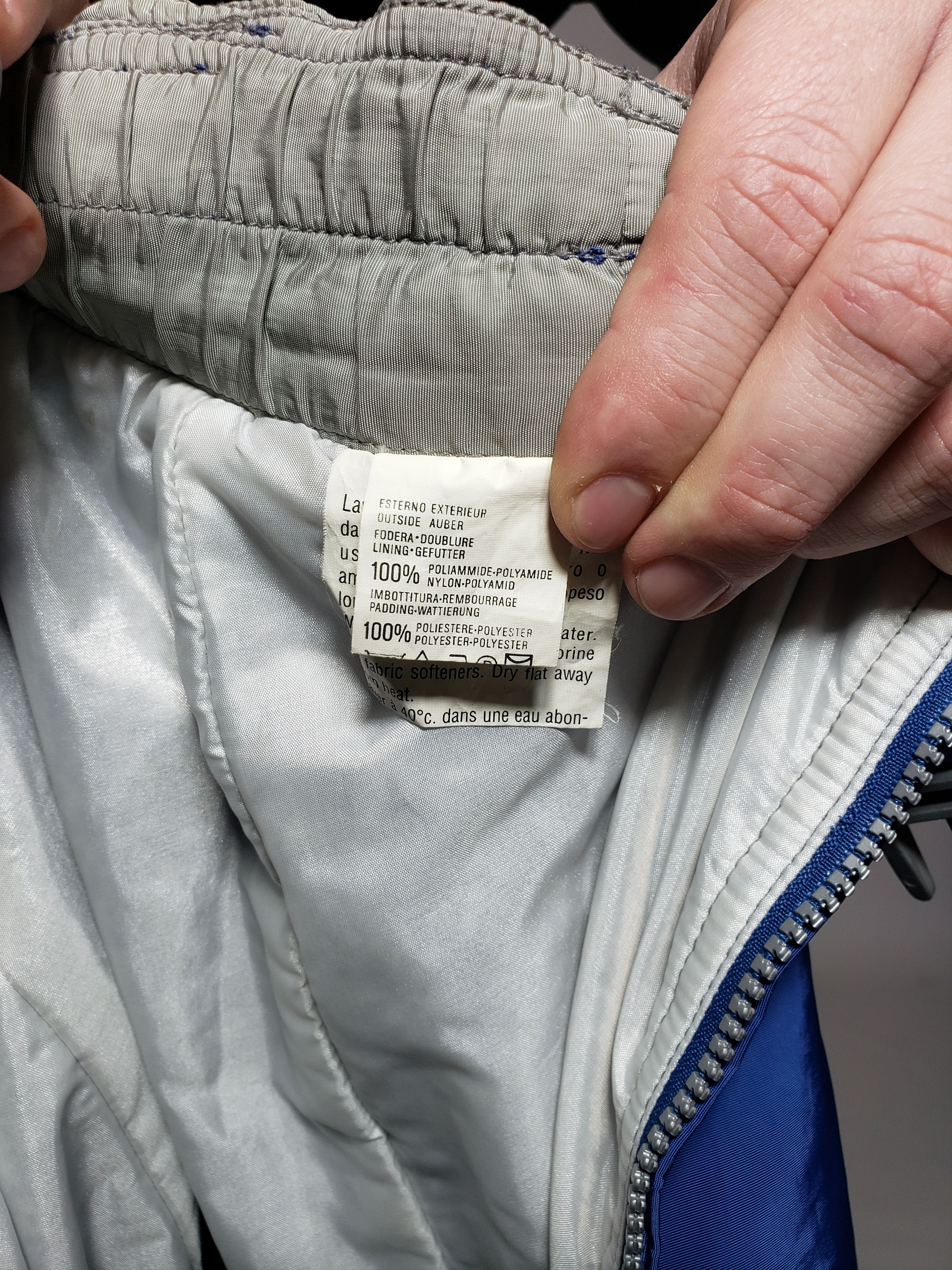 Ellesse Ellesse Vintage SKI Pants WARM Blue with belt like Nylon Size 26" / US 2 / IT 38 - 4 Thumbnail