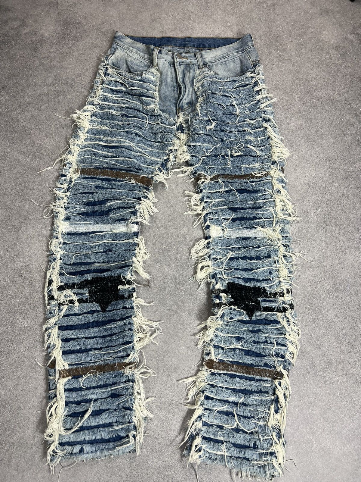 Japanese Brand Vintage streetwear Hysteric Glamour Style Distressed jeans Size US 32 / EU 48 - 2 Thumbnail