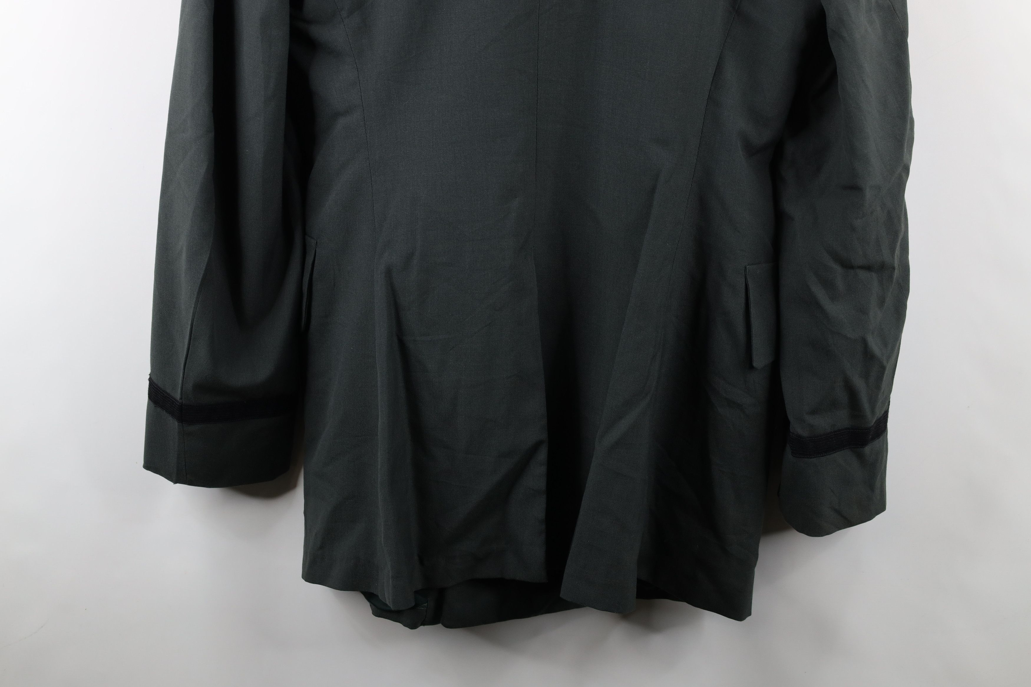 Vintage Vintage 60s Vietnam War Lined Wool Officer Jacket Green USA Size US XL / EU 56 / 4 - 15 Thumbnail