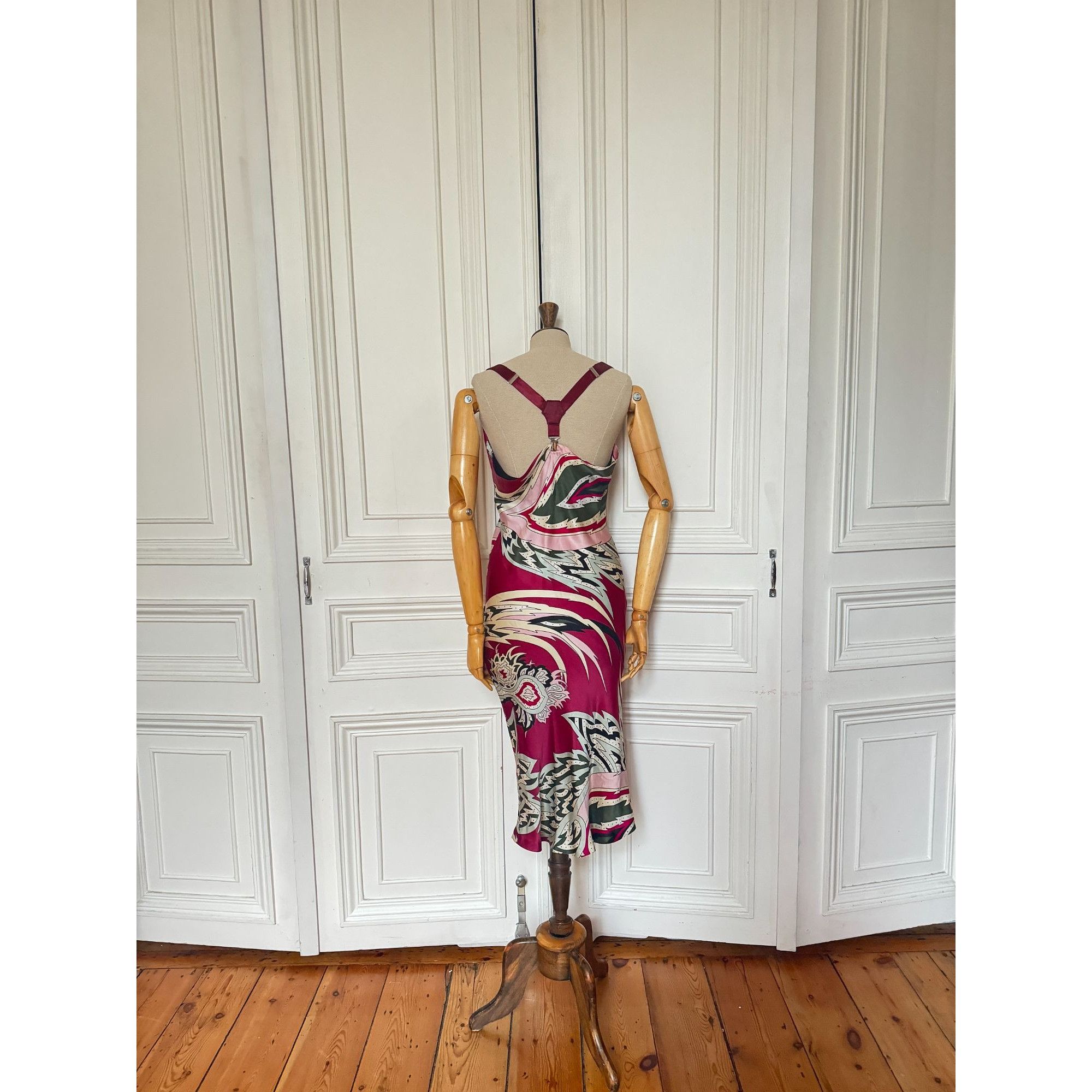 Alexander McQueen Spring Summer 2001 Printed Dress Size S / US 4 / IT 40 - 2 Thumbnail