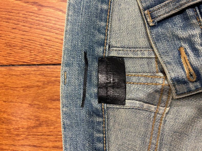 Saint Laurent Paris Saint laurent paris 16ss D02 Knife Cut Mud Dye Jeans 2506-N Size US 30 / EU 46 - 5 Thumbnail