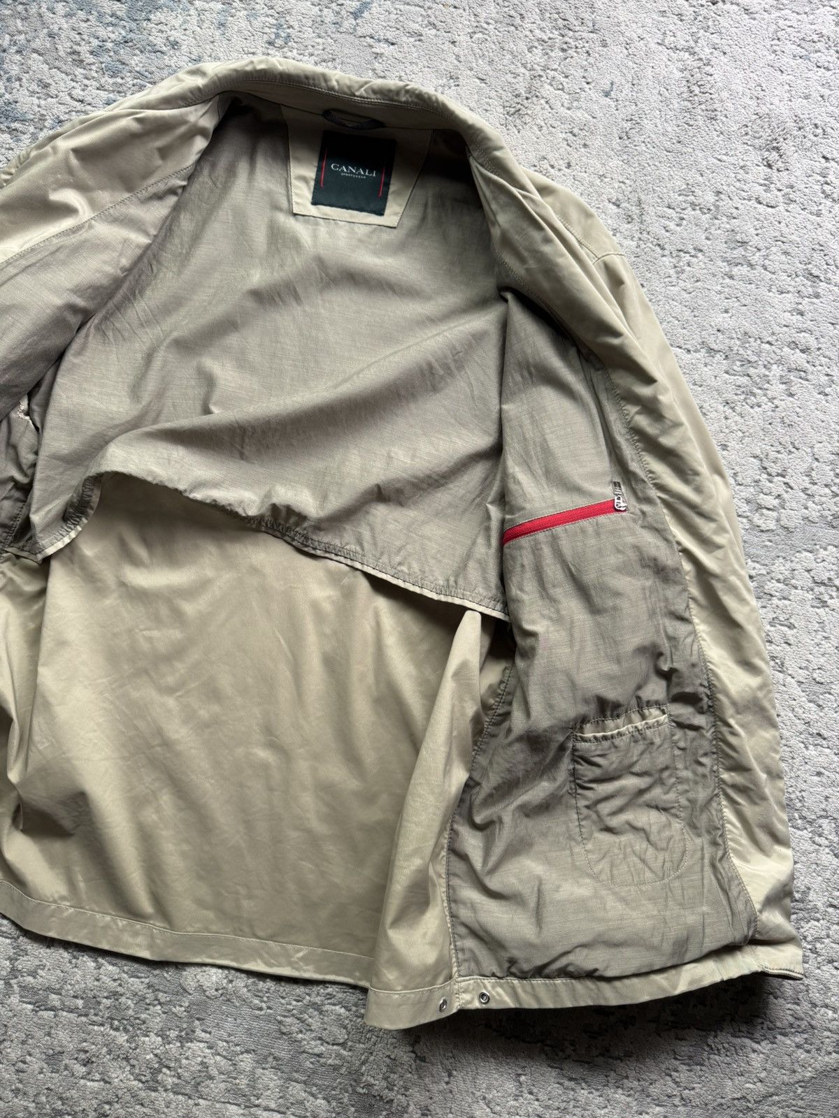 Canali Canali Sport Nylon shimmer Multipocket jacket size 52 Size US L / EU 52-54 / 3 - 4 Thumbnail