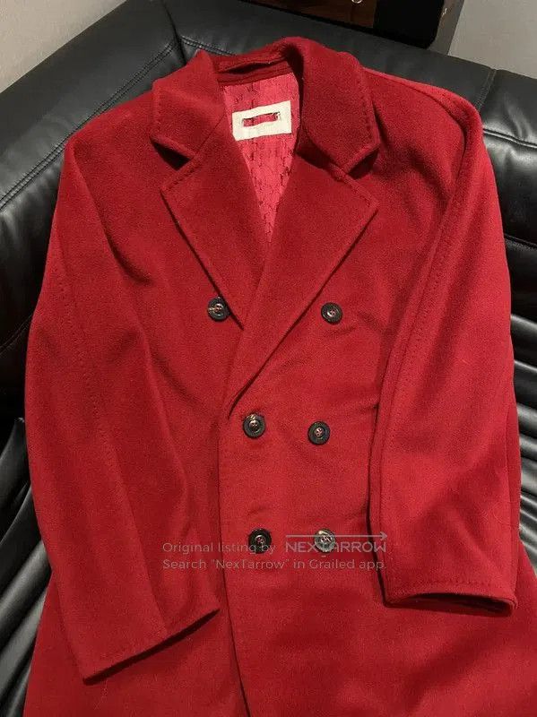 Max Mara MaxMara Red Cashmere Winter Coat for Women . Size M / US 6-8 / IT 42-44 - 5 Thumbnail