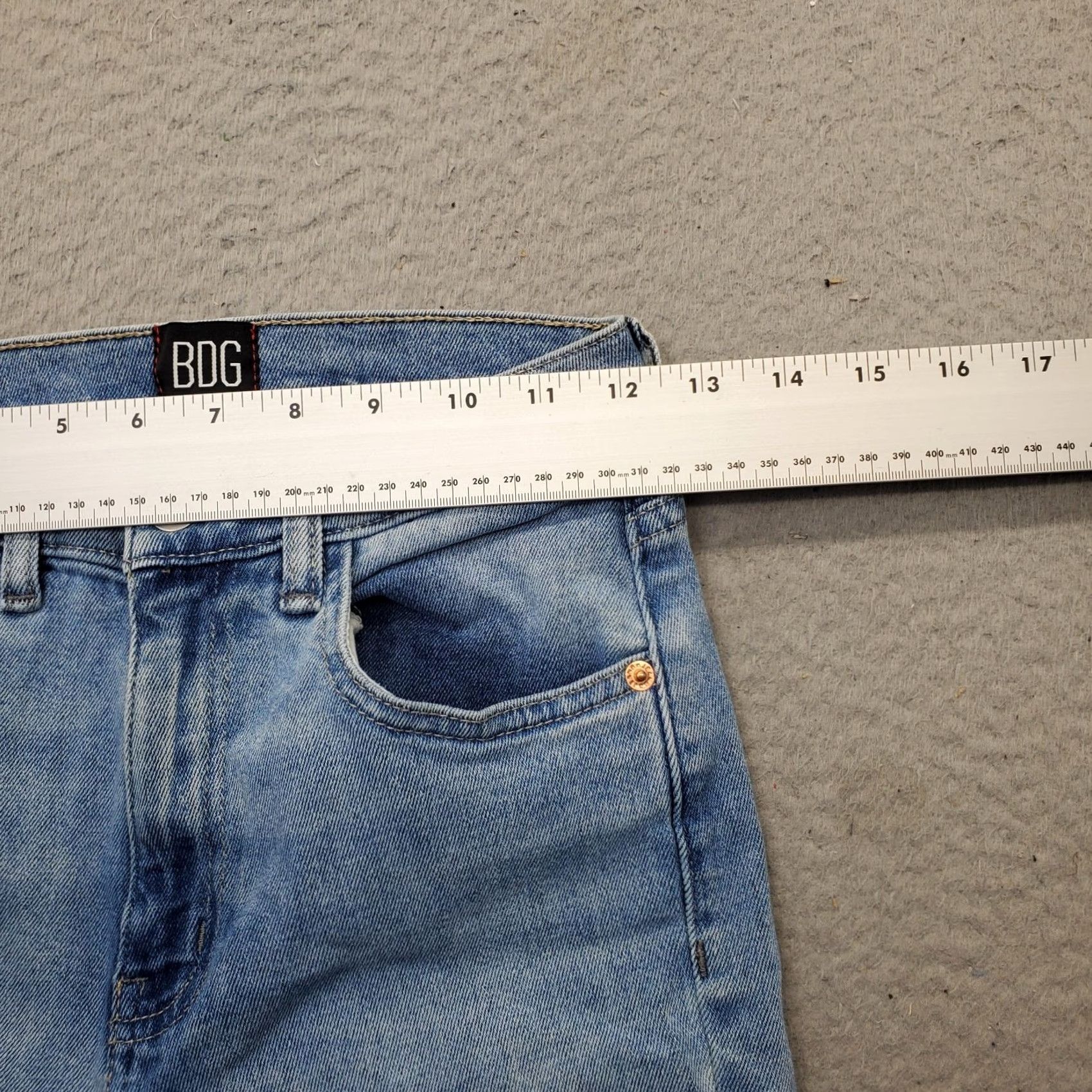 Bdg BDG Urban Outfitters Girlfriend Cropped Jeans Women 26 Blue High-Rise Vintage No Size 26" / US 2 / IT 38 - 6 Thumbnail