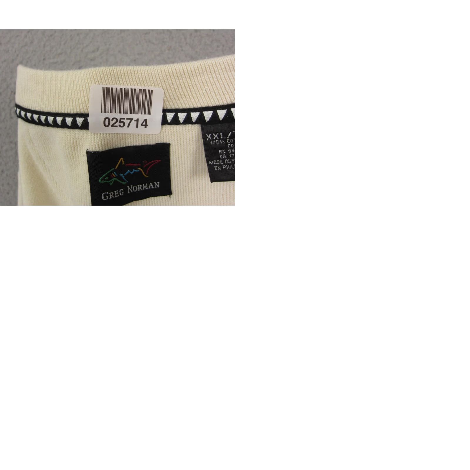 Vintage VINTAGE Greg Norman Vest Mens 2XL XXL Creme Cotton Golf Knit V-Neck Size US XXL / EU 58 / 5 - 9 Thumbnail