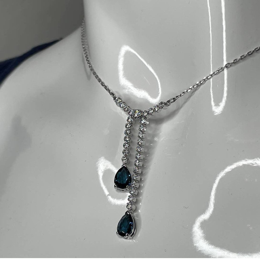 Swarovski Swarovski Vintage Y Necklace White Rhodium Plating Size ONE SIZE - 4 Thumbnail