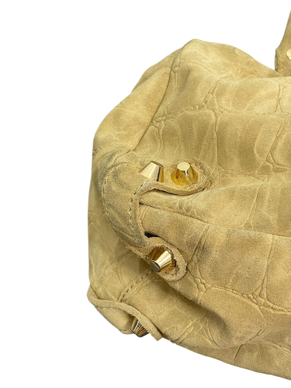 Genuine Leather Full Suede Leather Linea Pelle East-West Bag 1🟩6 Size ONE SIZE - 8 Thumbnail