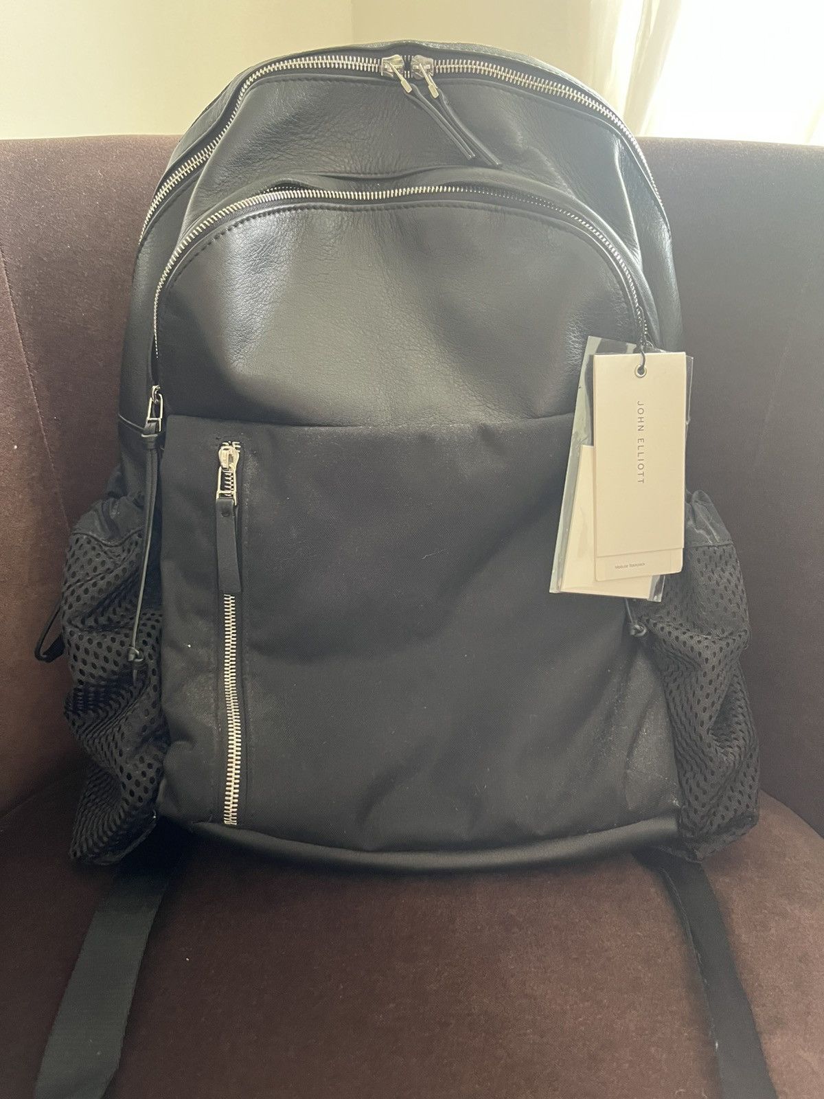 John Elliott John Elliott Leather Modular Bacpack Size ONE SIZE - 1 Thumbnail