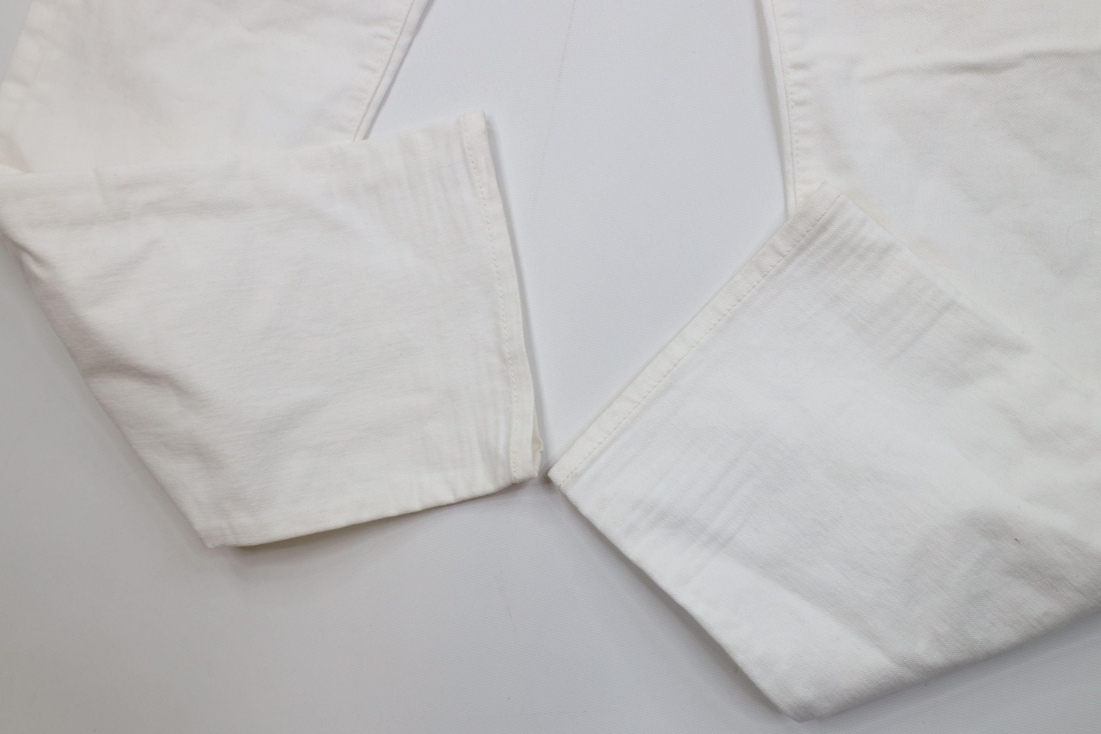Gap Deadstock Vintage Y2K Gap Straight Leg Denim Jeans White Size US 33 - 6 Thumbnail