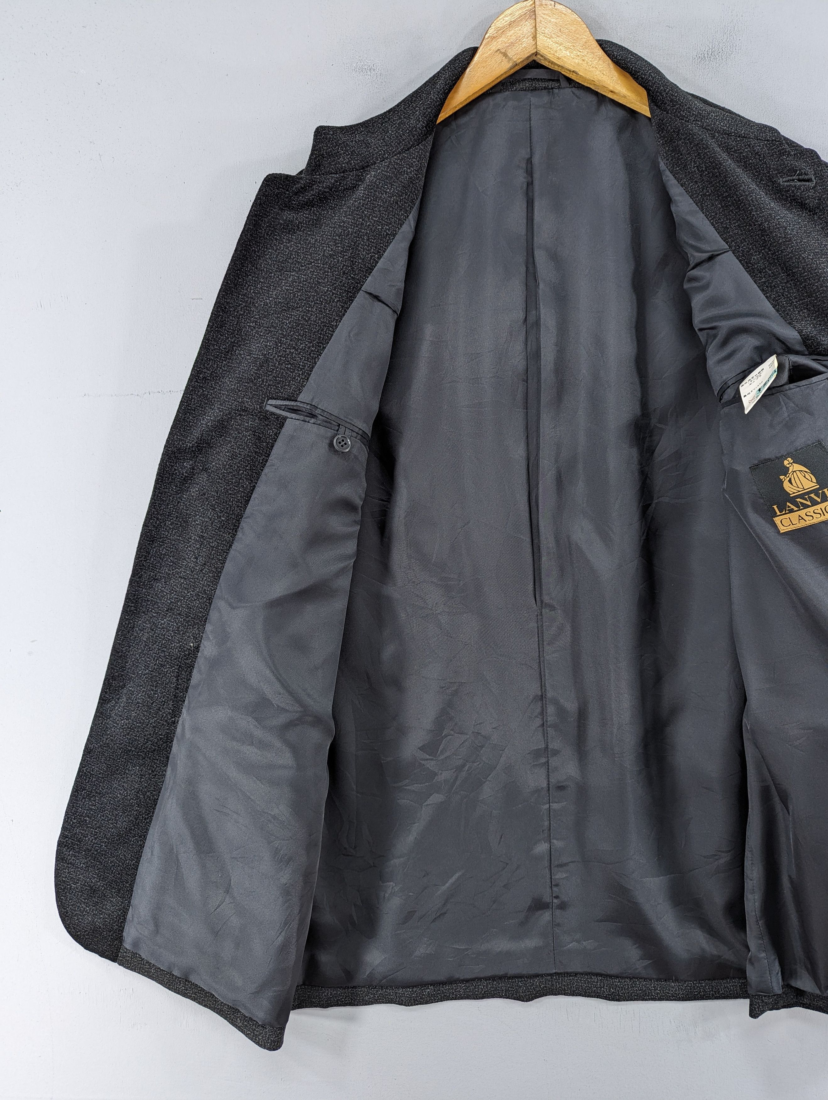 Lanvin Vintage Lanvin Classique Paris Tencel Fabric Coat Jacket Size US M / EU 48-50 / 2 - 8 Thumbnail