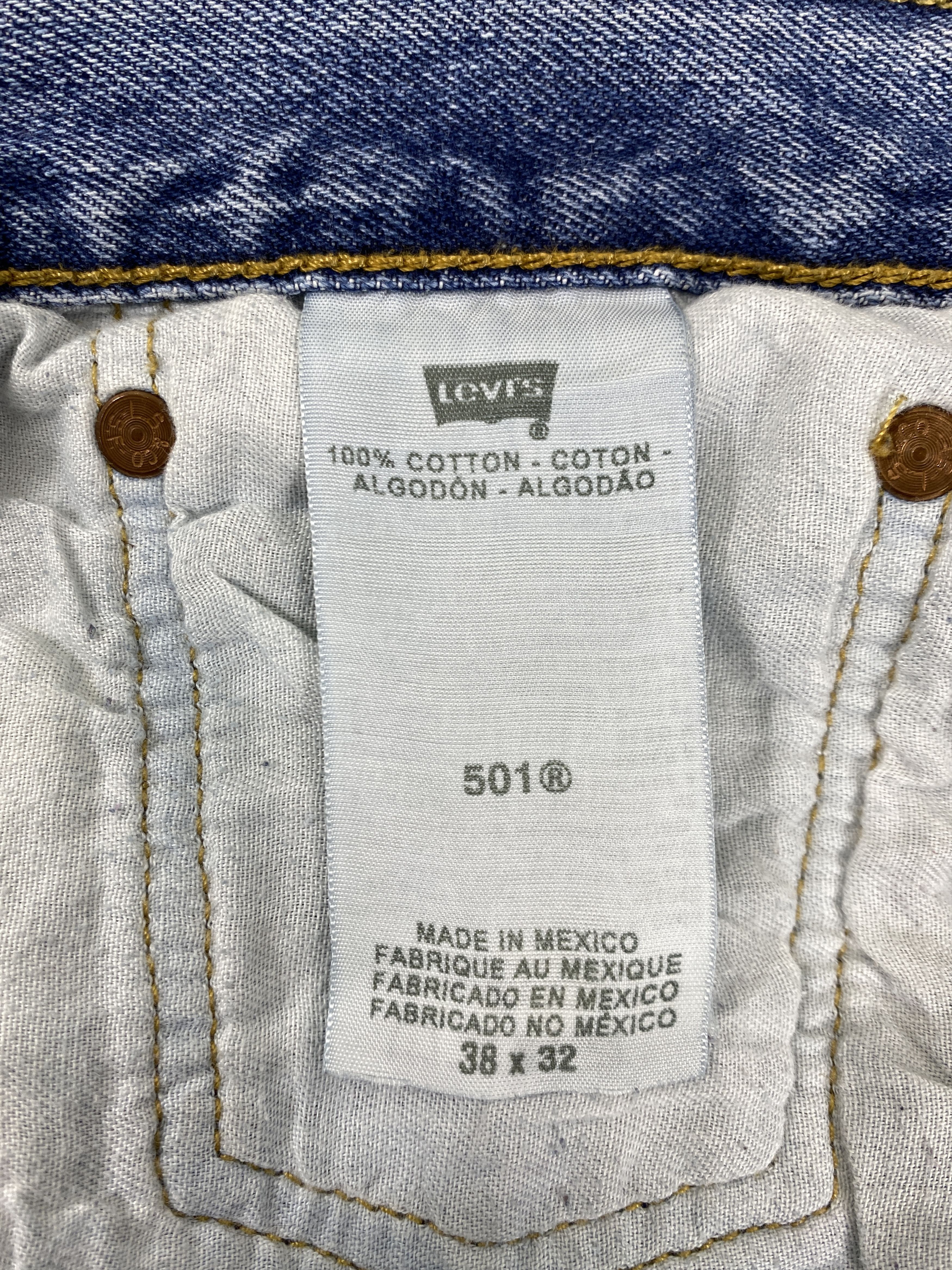 Levi's Blue Vintage Levi's 501 Jeans 37x32 Denim -JN1591 Size US 36 / EU 52 - 9 Thumbnail