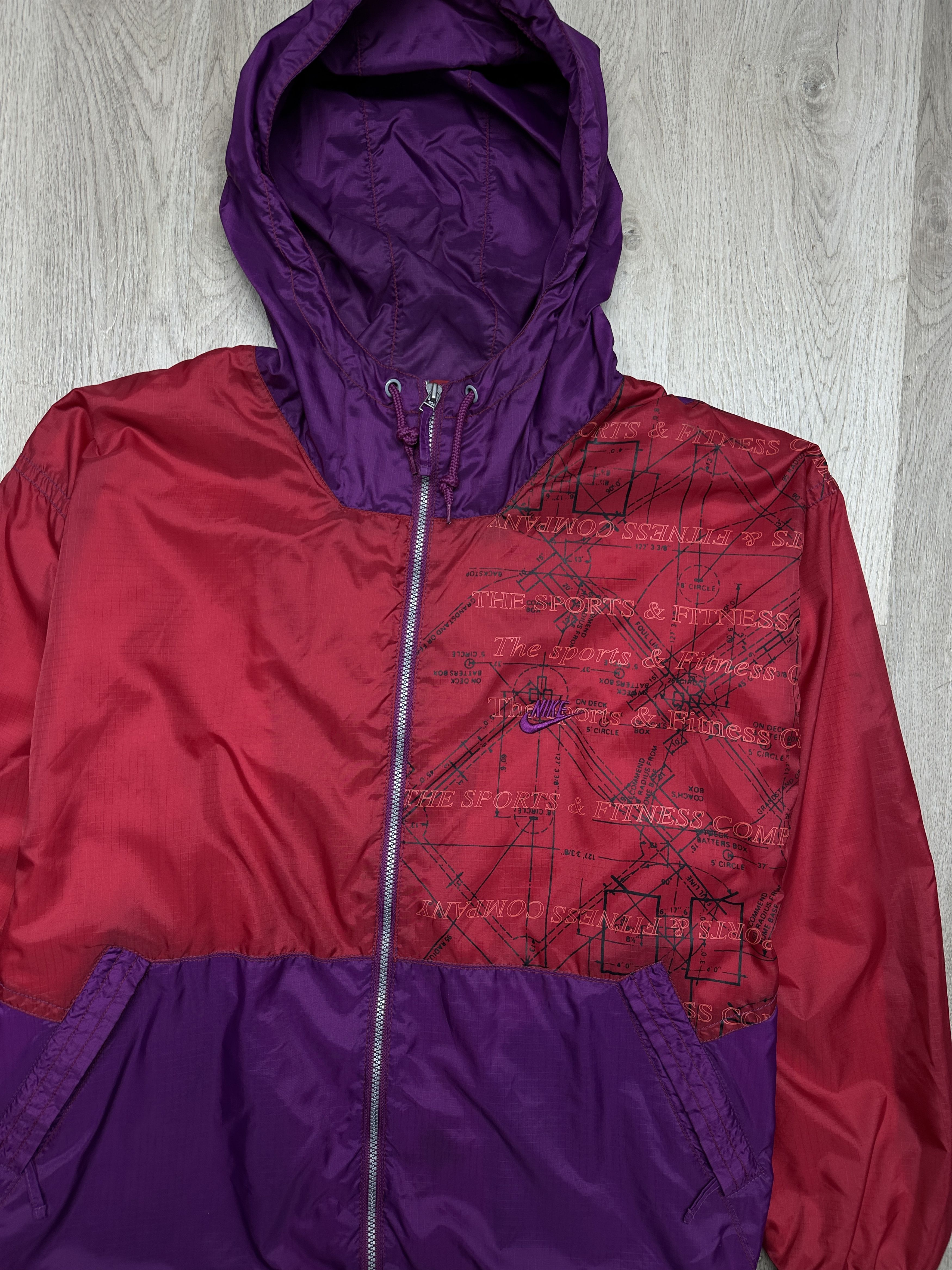 Nike Nike 90s Vintage Mens Nylon Track Suit Jacket + Pants Drill Size US 36 / EU 52 - 3 Thumbnail