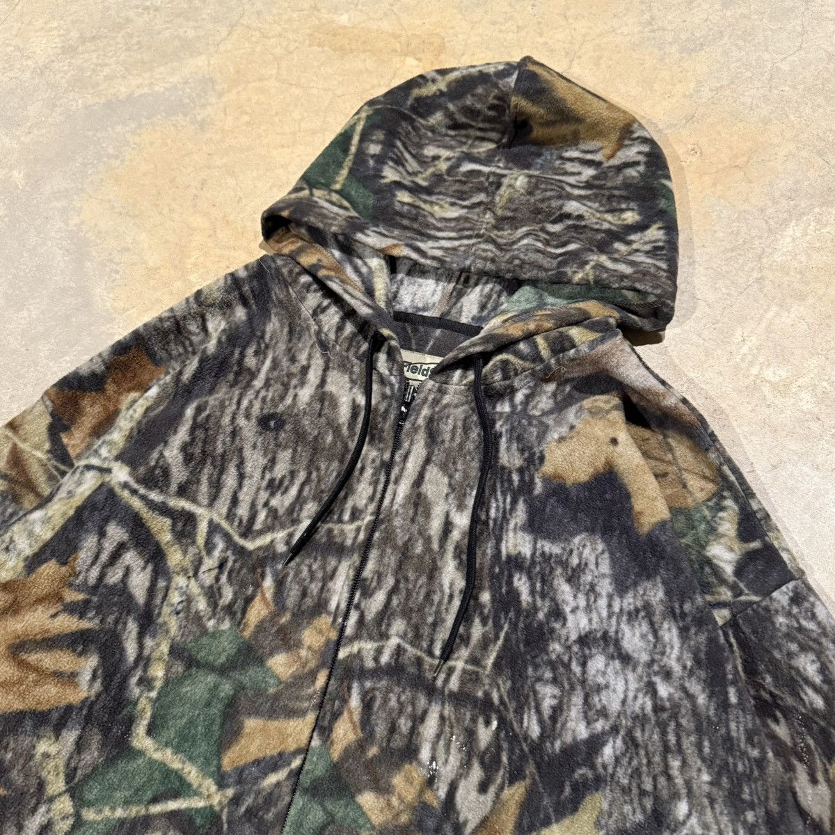 Vintage Vintage 2000s Realtree Camo Fleece Zip Up Jacket ERD Grunge Size US XL / EU 56 / 4 - 4 Thumbnail