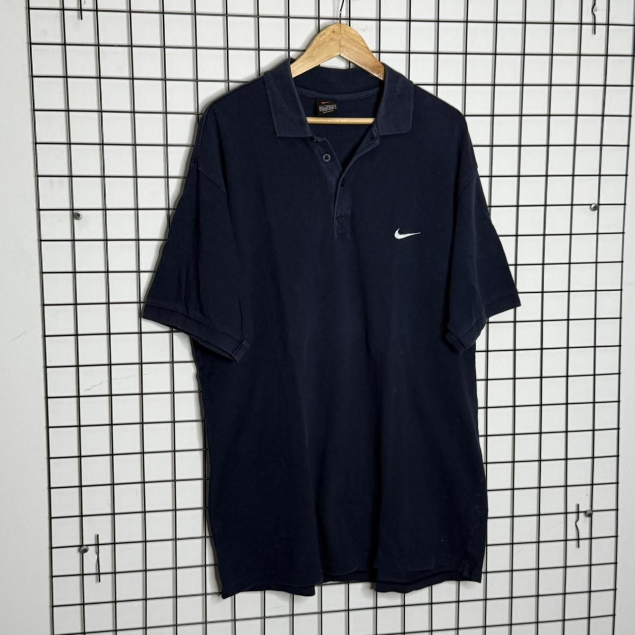 Nike Nike Vintage 90s Polo Shirt Embroidered Swoosh T shirt Size US XL / EU 56 / 4 - 2 Thumbnail
