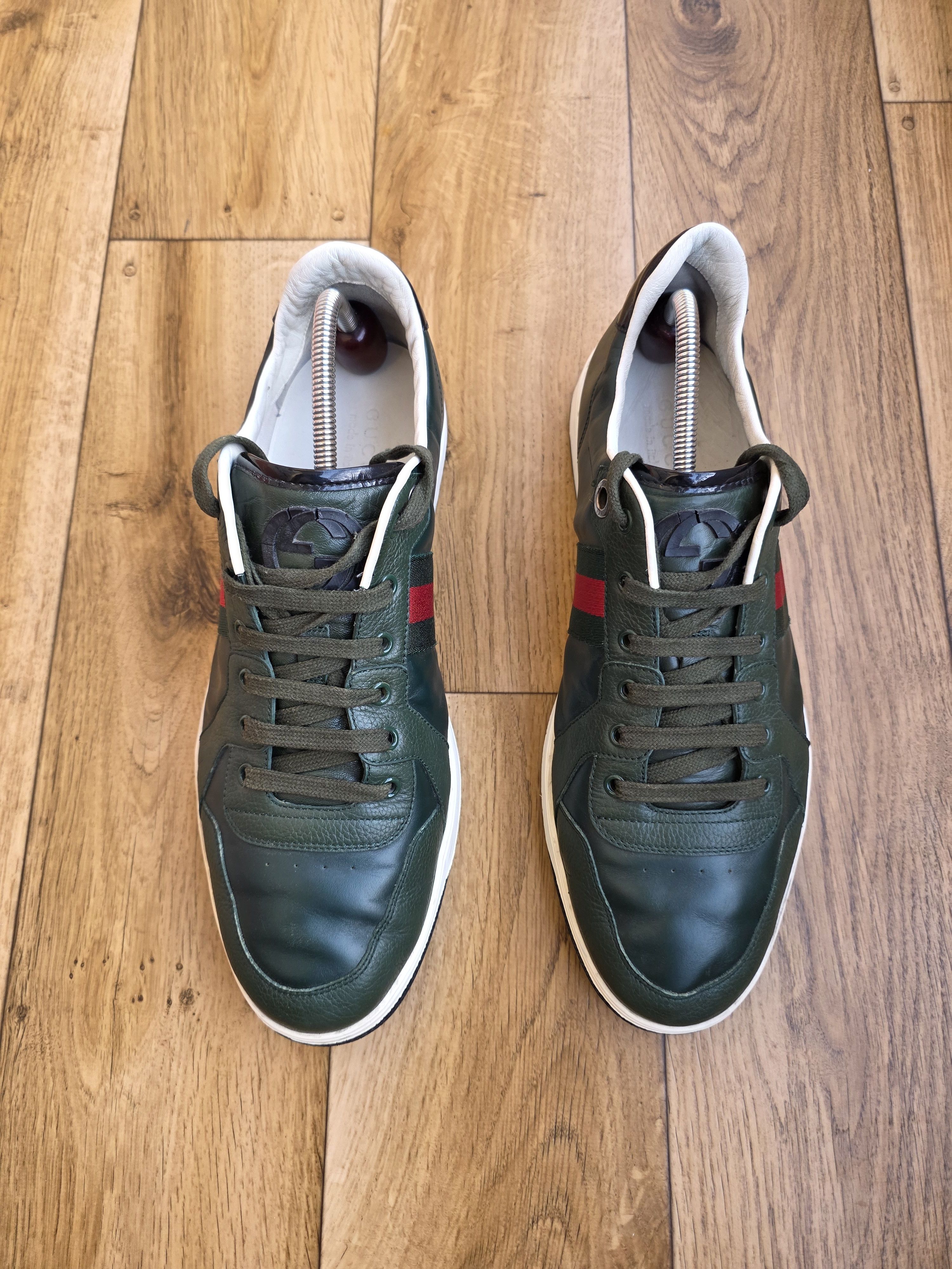Gucci Gucci Web Low Top Sneakers Size US 14 / EU 47 - 7 Thumbnail