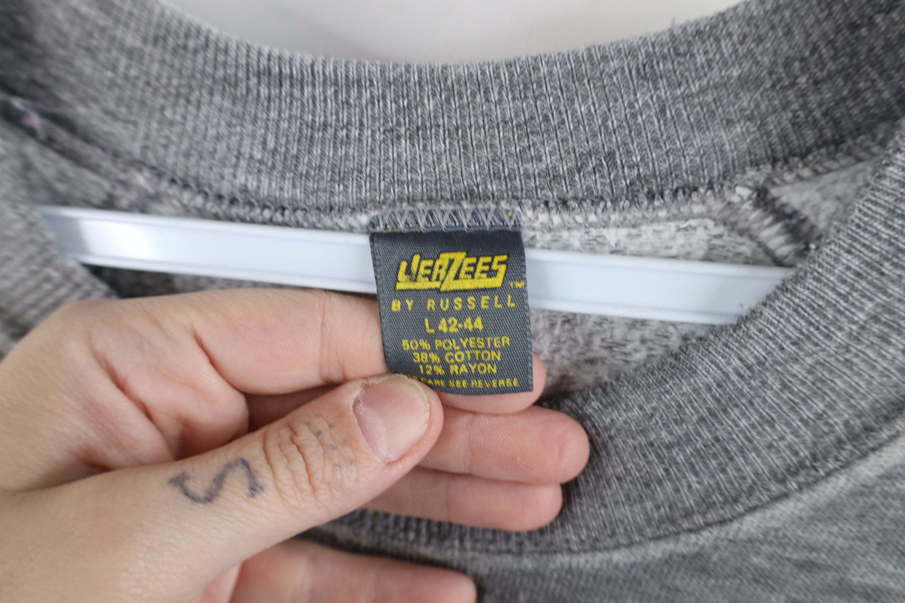 Russell Athletic × Vintage Vintage 70s 80s Russell Athletic Dry Sweatshirt Gray USA Size L / US 10 / IT 46 - 10 Thumbnail