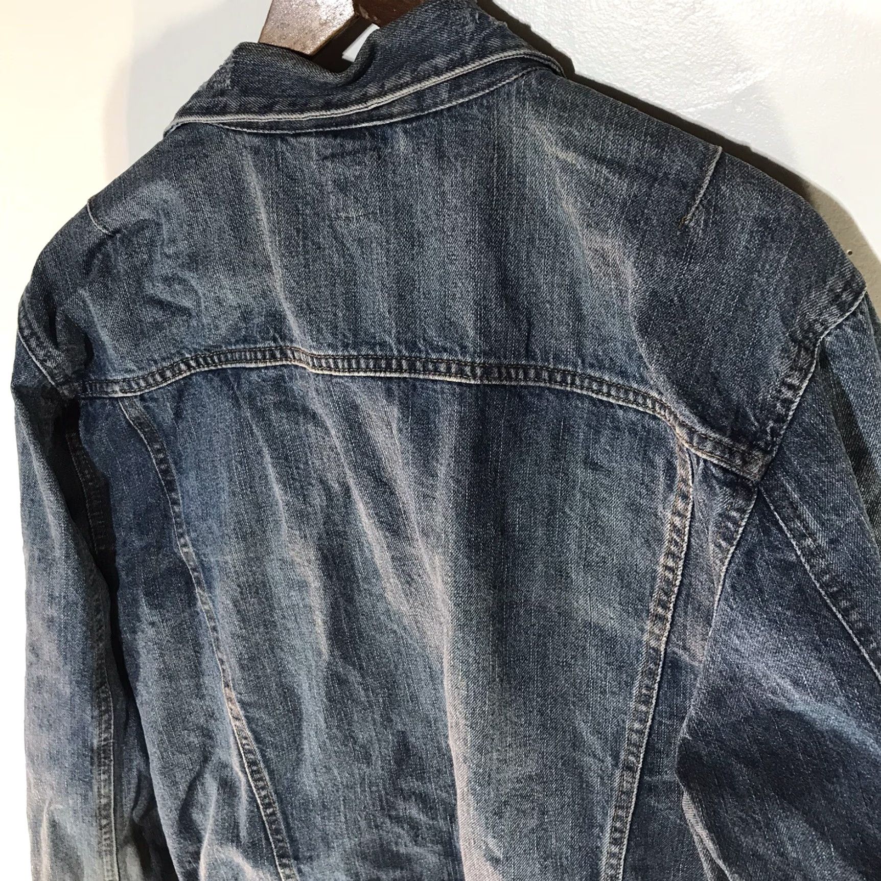 Denime VINTAGE True Craft Denim Jacket Women XXL Blue 90s Grunge Hip Hop Casual Fall Winter Size XXL / US 16-18 / IT 52-54 - 5 Thumbnail