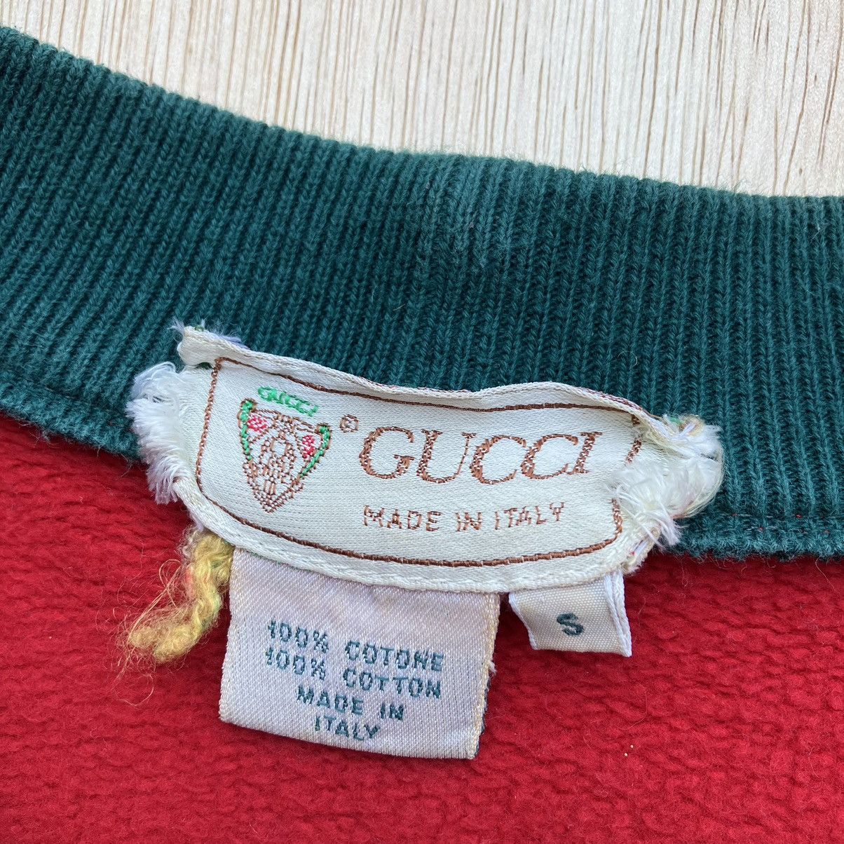 Gucci × Vintage GUCCI CARGIGAN VINTAGE 90s " RARE " EMBROIDERED LOGO Size US S / EU 44-46 / 1 - 6 Thumbnail