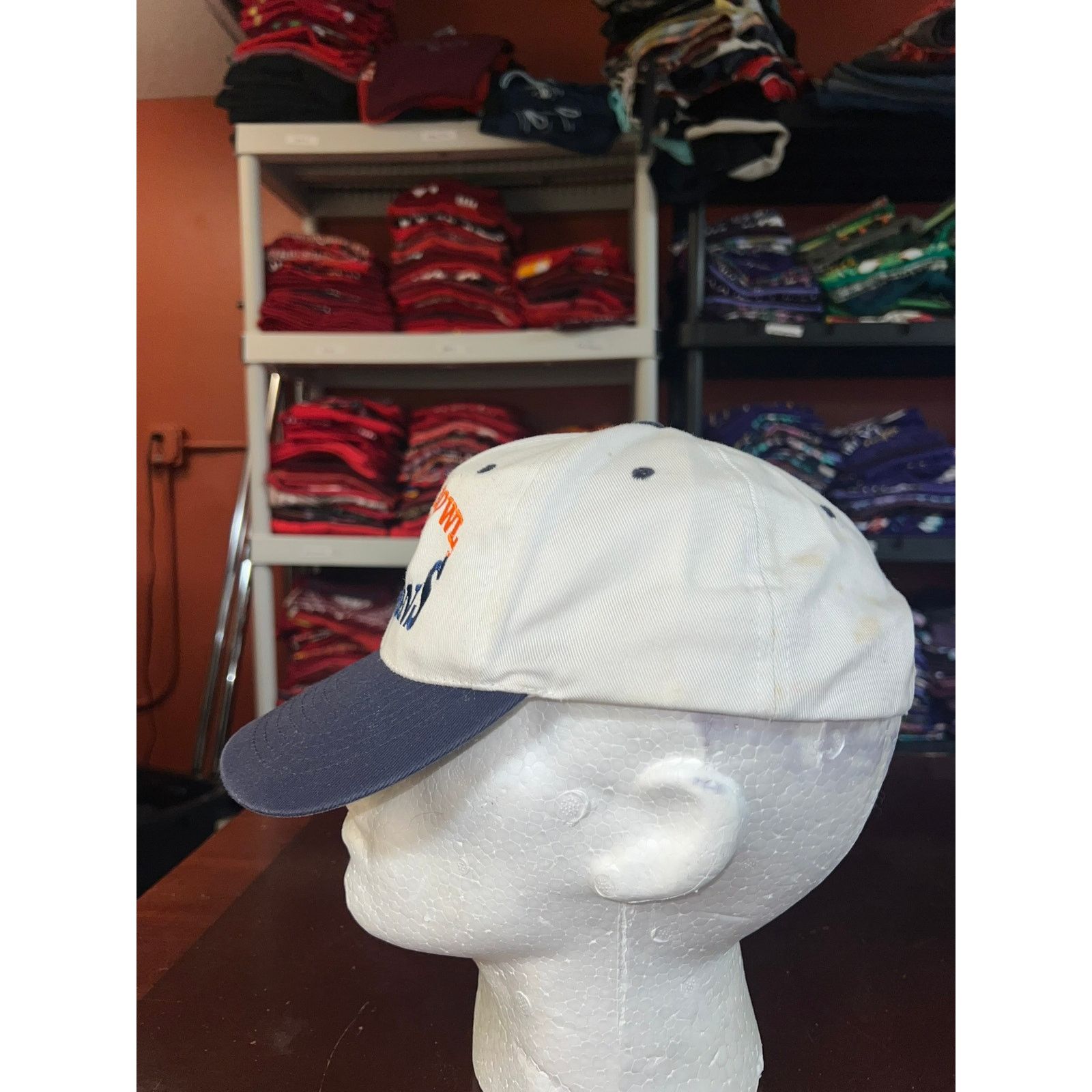 Vintage Vintage Denver Broncos Super Bowl Snapback Hat 32 Stained Size ONE SIZE - 4 Thumbnail