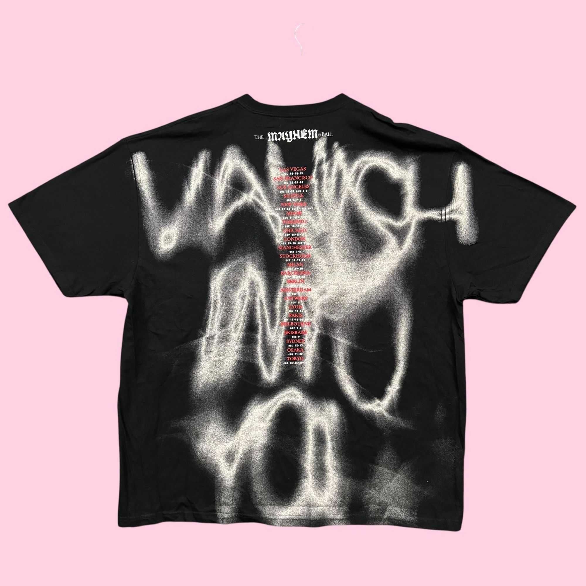 希少 L Lady Gaga Vanish Into You ツアー Tシャツ Lady Gaga Vanish Into You Mayhem Ball Tour Tee XXL - bibarnabloc.cat