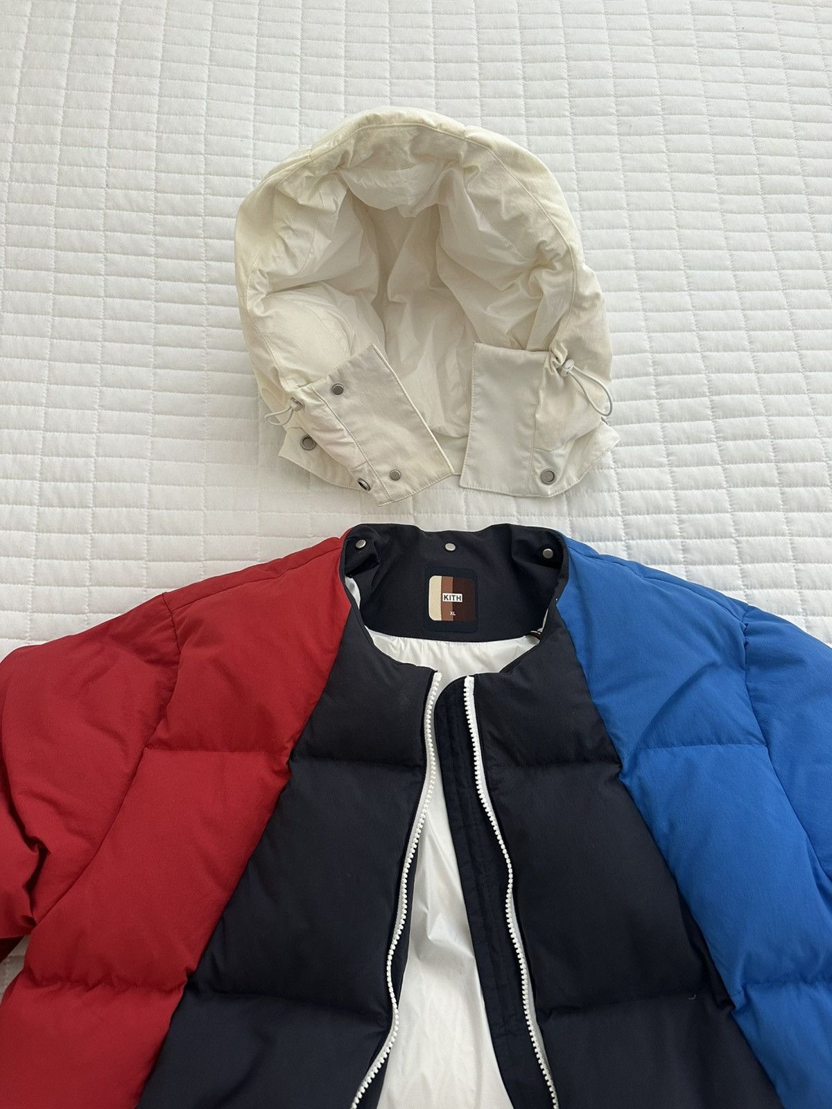Kith Kith Colorblocked Puffer Jacket Blue / Multi Size US XL / EU 56 / 4 - 21 Thumbnail