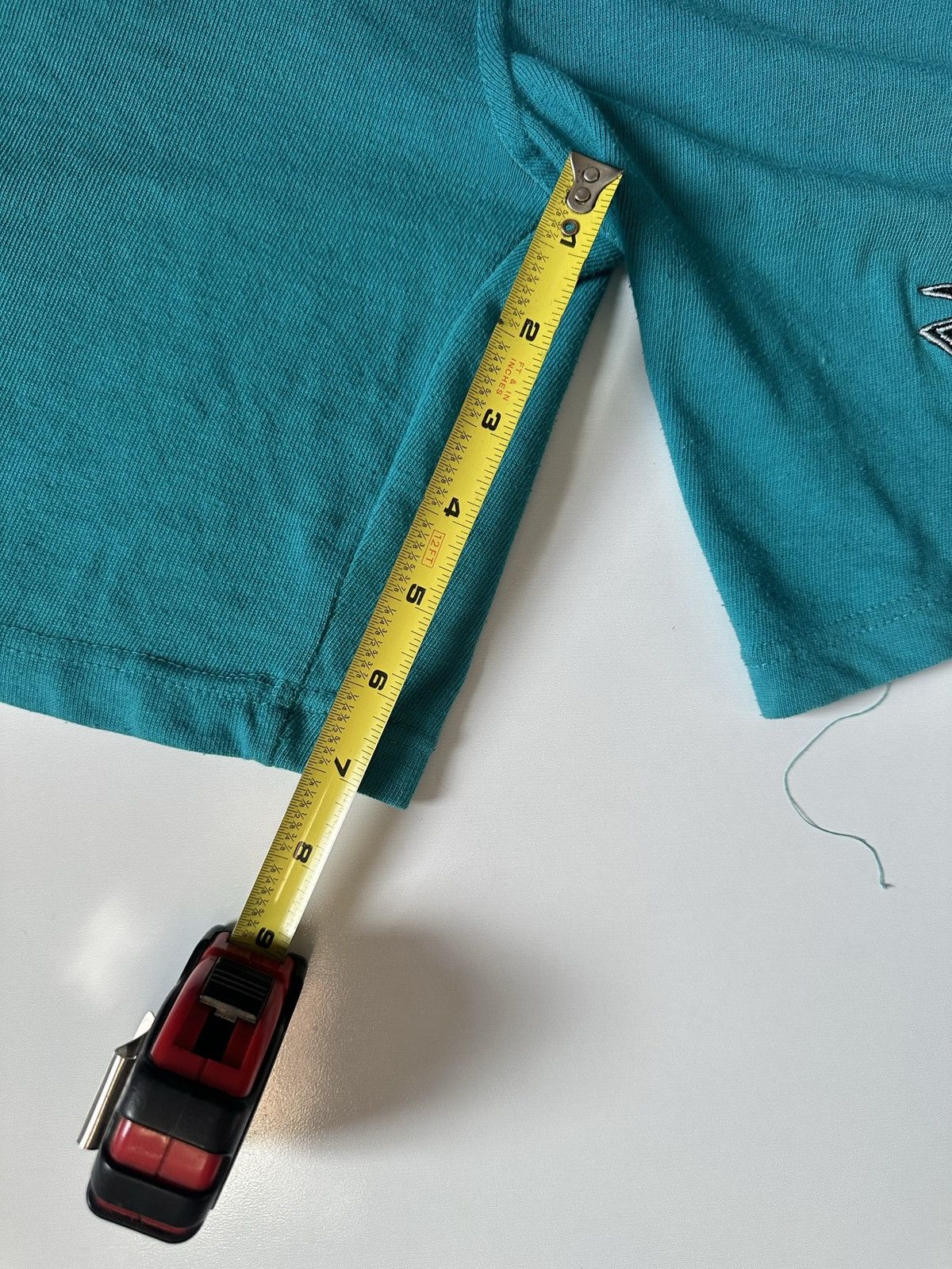 Starter × Vintage RARE Vintage Starter 90s San Jose Sharks Teal Blue Shorts L Size US 35 - 4 Thumbnail