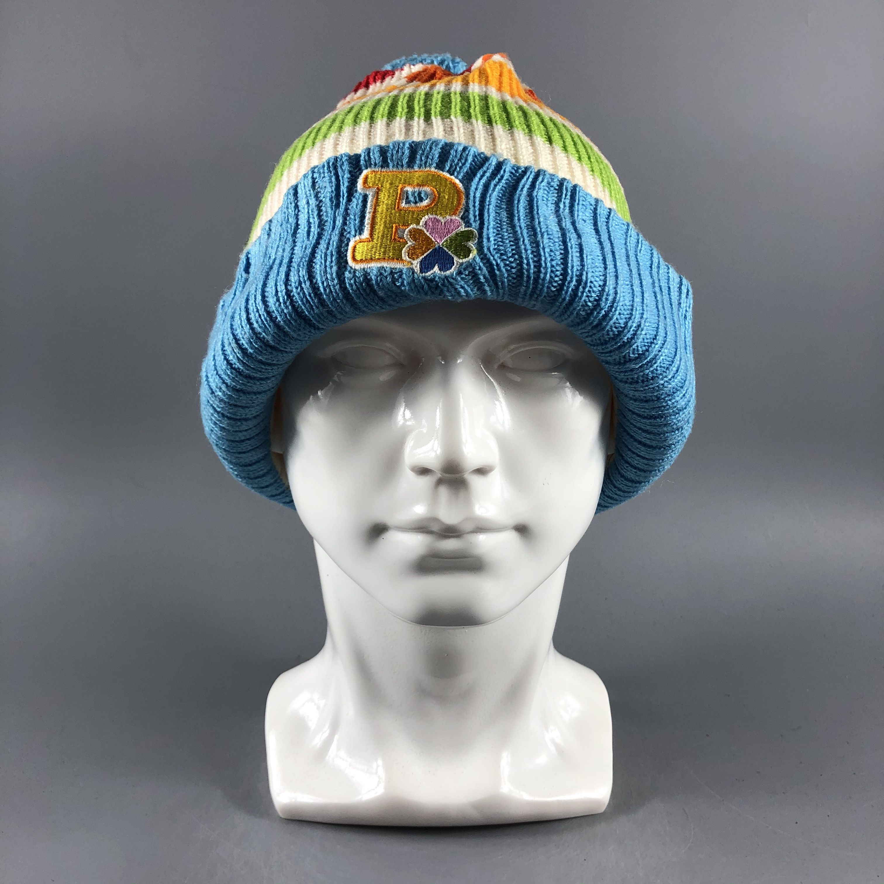 image of Vintage Womens Petit Phenix Multicolor Beanie Snow Hat Snow Cap D357